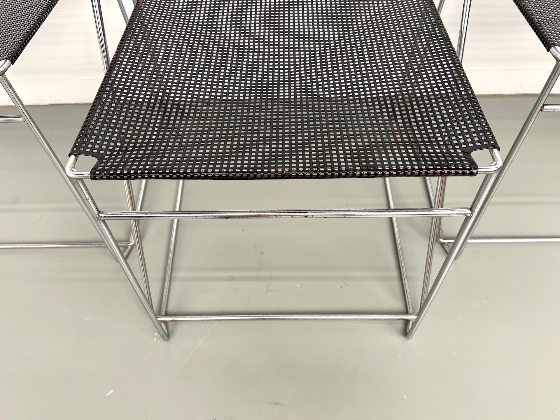 6Stück von 6 Nuova X-Line Stühlen, 1977 von Niels Jørgen Haugesen entworfen im Angebot 12