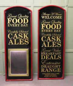 6ft Illuminated Menu Board & Restaurant Welcome Board
