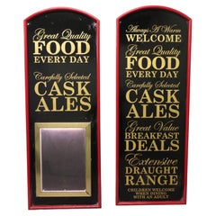 6ft Illuminated Menu Board & Restaurant Welcome Board