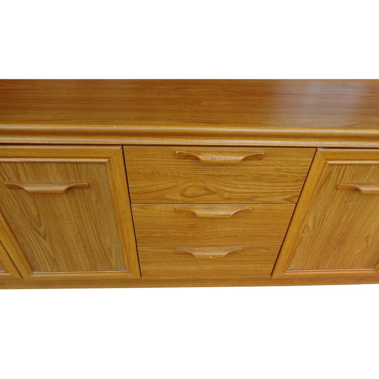 MidCentury Modern Oak Sideboard with Hair Pin Legs by Jentique For