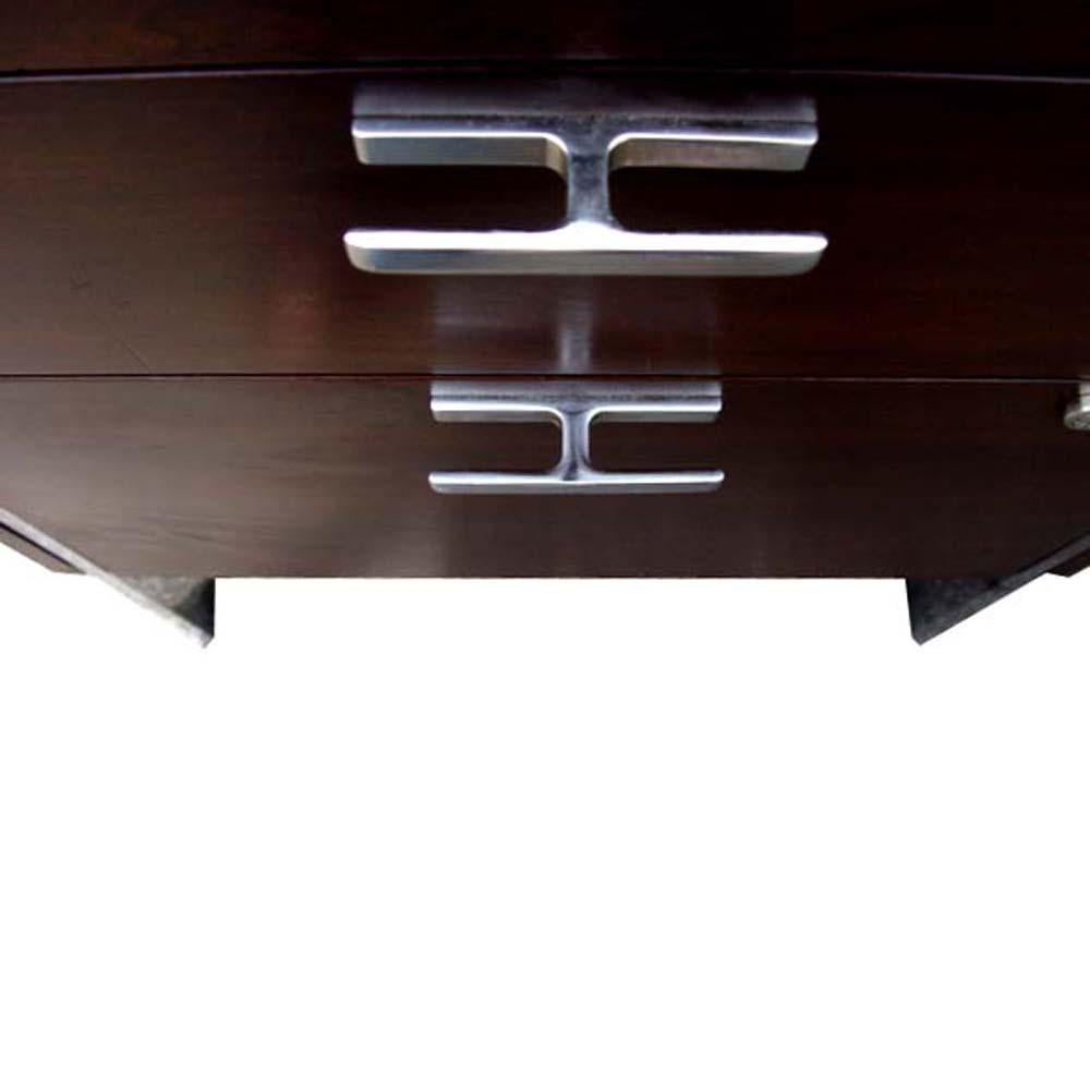 Stow Davis Kniehocker-Anrichte aus dunklem Walnussholz, Schreibtisch im Zustand „Gut“ im Angebot in Pasadena, TX