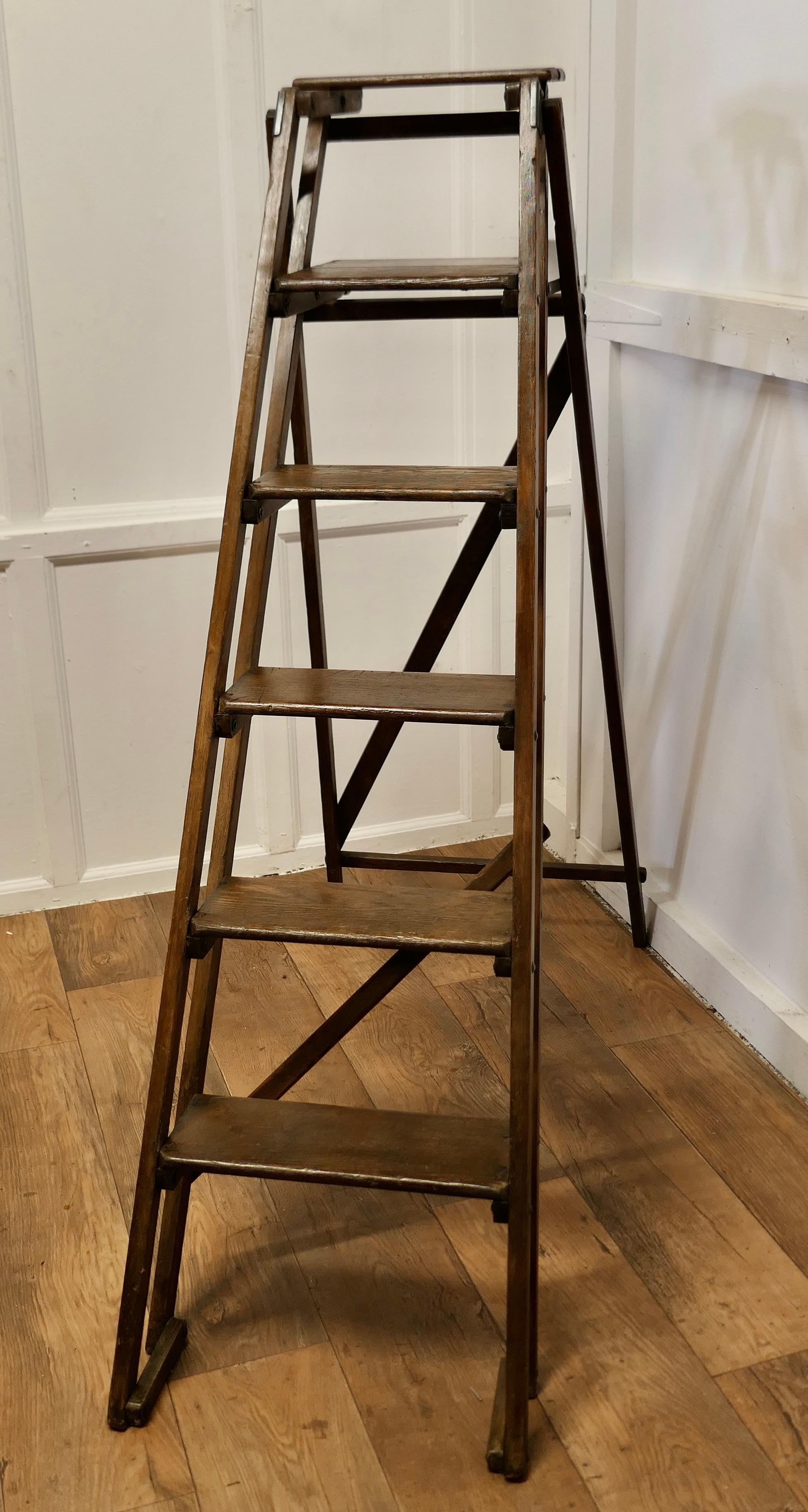 Pine 6ft Very Tall 19th Century Decorators Ladder  This is a pretty big piece  For Sale