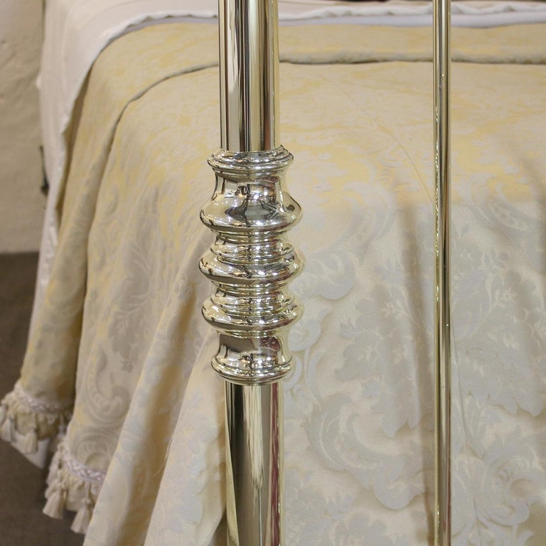 Wide All Brass Bedstead, MSK57 at 1stDibs single brass bedsteads
