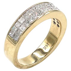 Invisibly Set Ring, 14K Yellow Gold