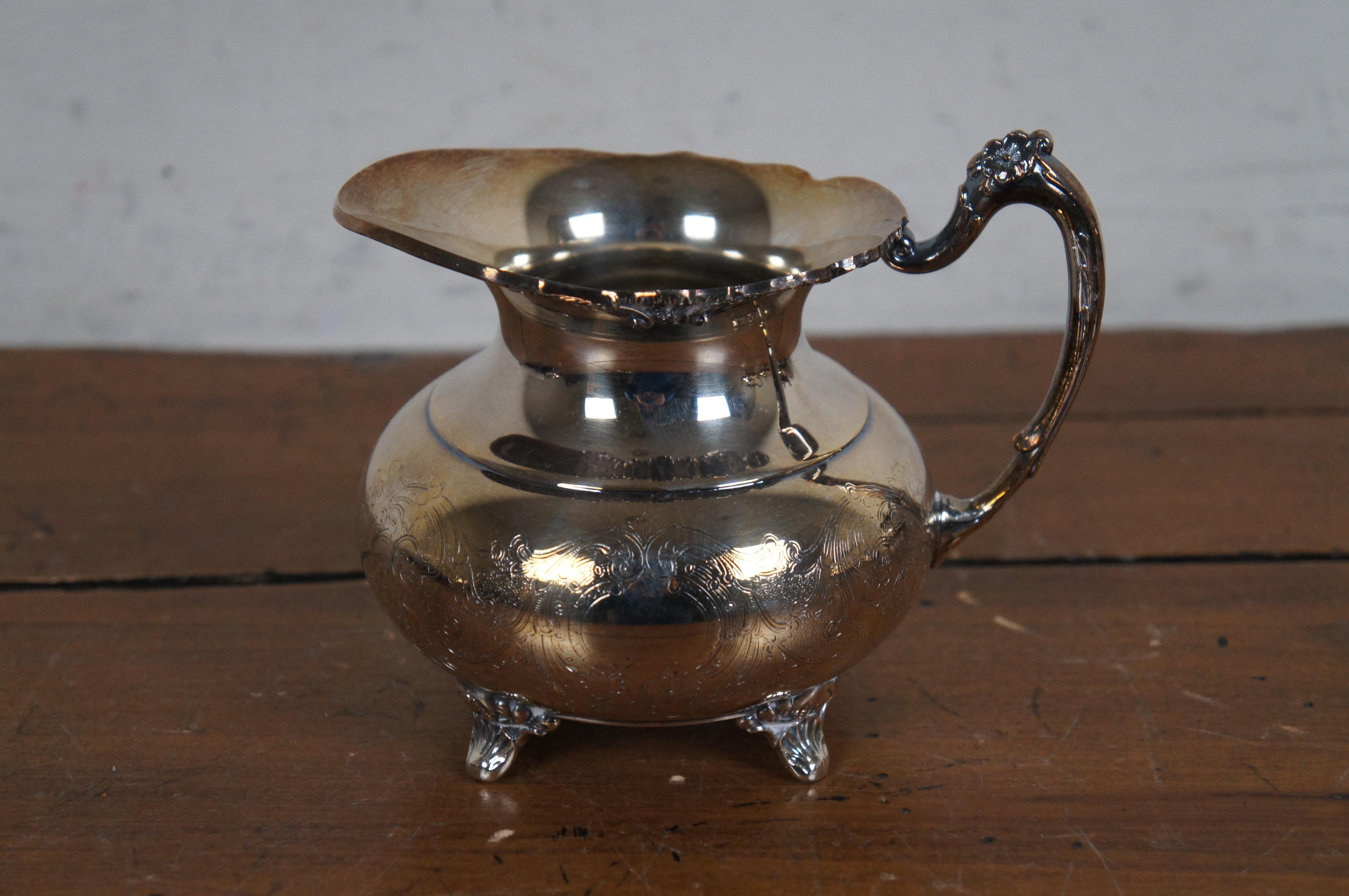 Metal 6pc Sheffield Design Community Ascot Silver Plate Tea Coffee Serving Set For Sale