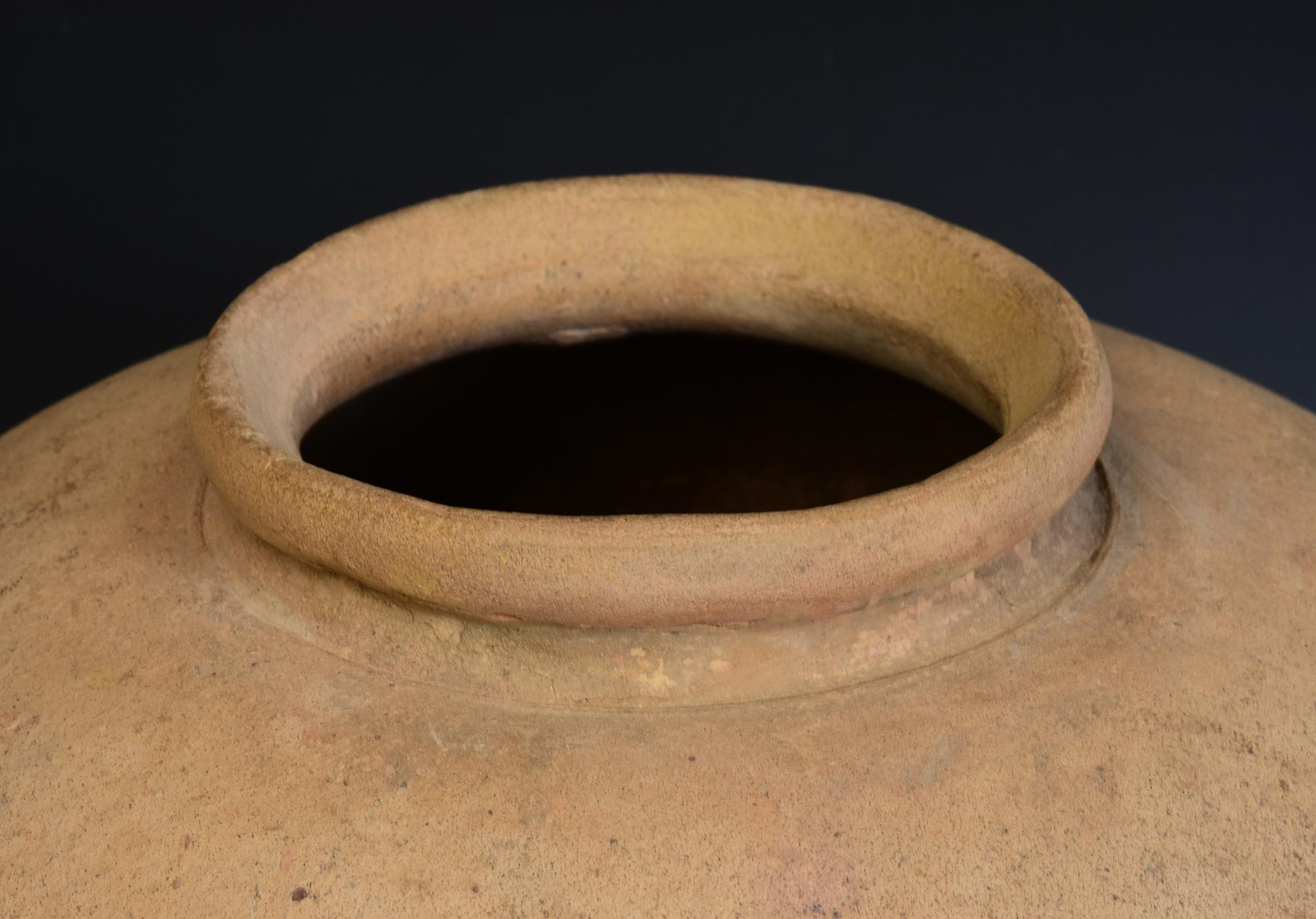 Cambodian 6th - 7th Century, Pre-Angkor, Antique Khmer Pottery Jar For Sale