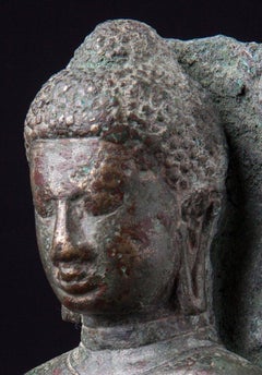 6th - 8th Century Special Bronze Pyu Buddha Statue from Burma Original Buddhas