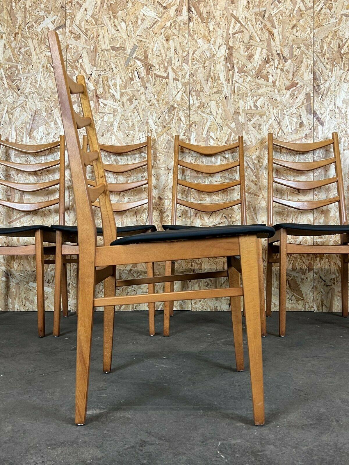 6x 60s 70s Chairs Chair Dining Chairs Danish Design  4