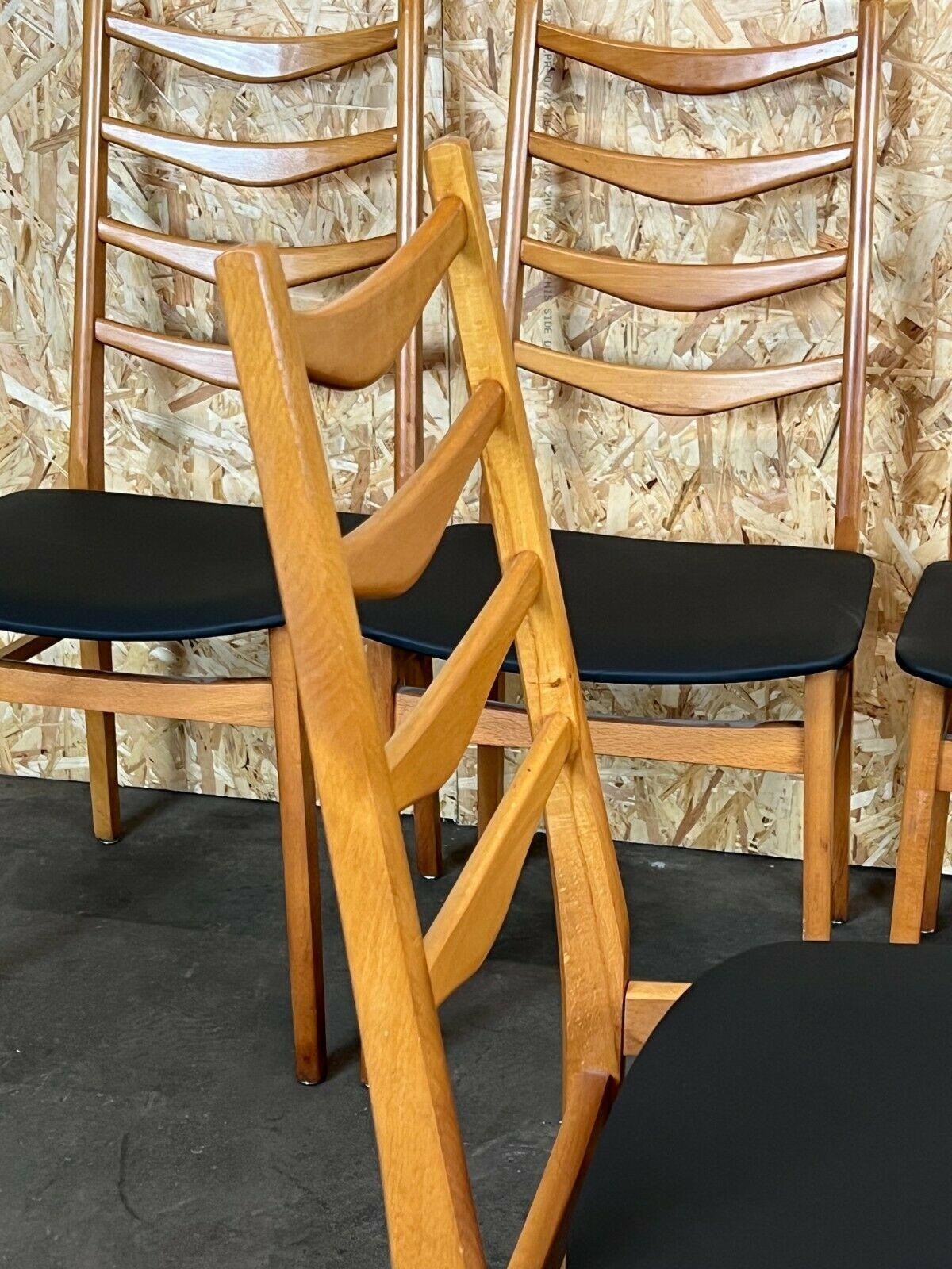 6x 60s 70s Chairs Chair Dining Chairs Danish Design  5