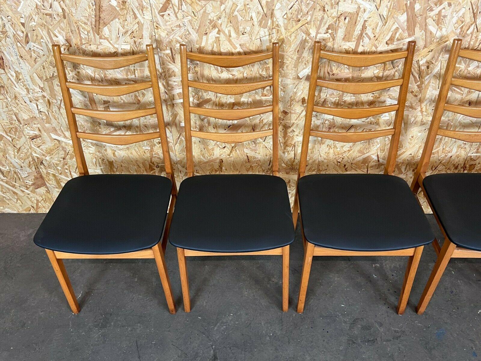 6x 60s 70s Chairs Chair Dining Chairs Danish Design  In Good Condition In Neuenkirchen, NI