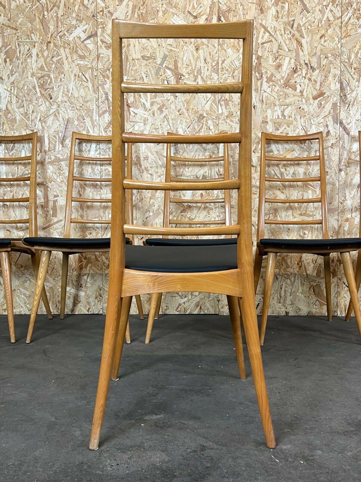 6x 60s 70s Chairs Dining Chairs Danish Design 60s For Sale 5