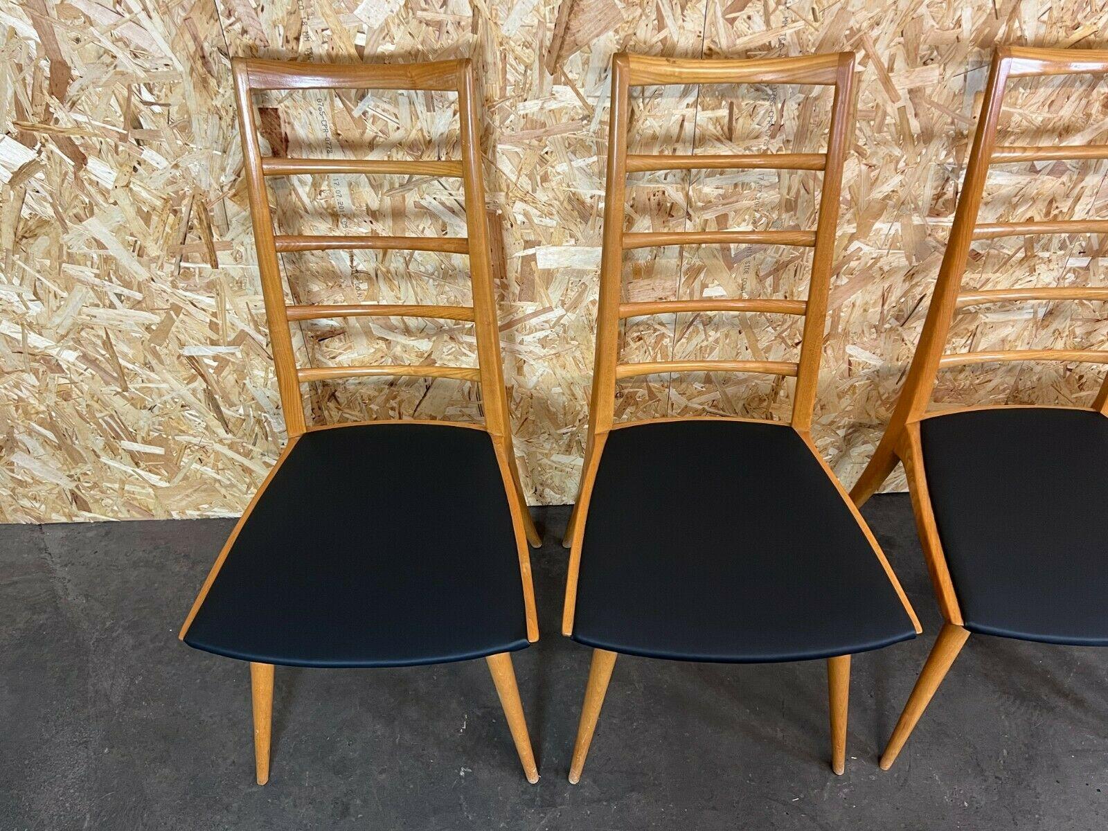 Chaises de salle à manger 6 x 60 des années 70, design danois, années 60 Bon état - En vente à Neuenkirchen, NI