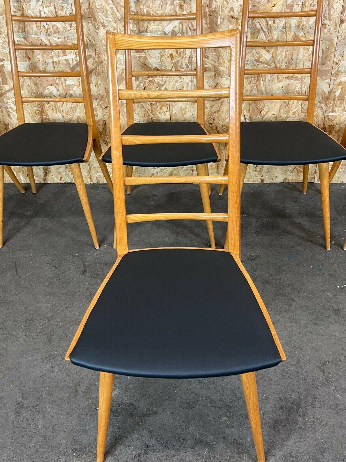 Chaises de salle à manger 6 x 60 des années 70, design danois, années 60 en vente 3