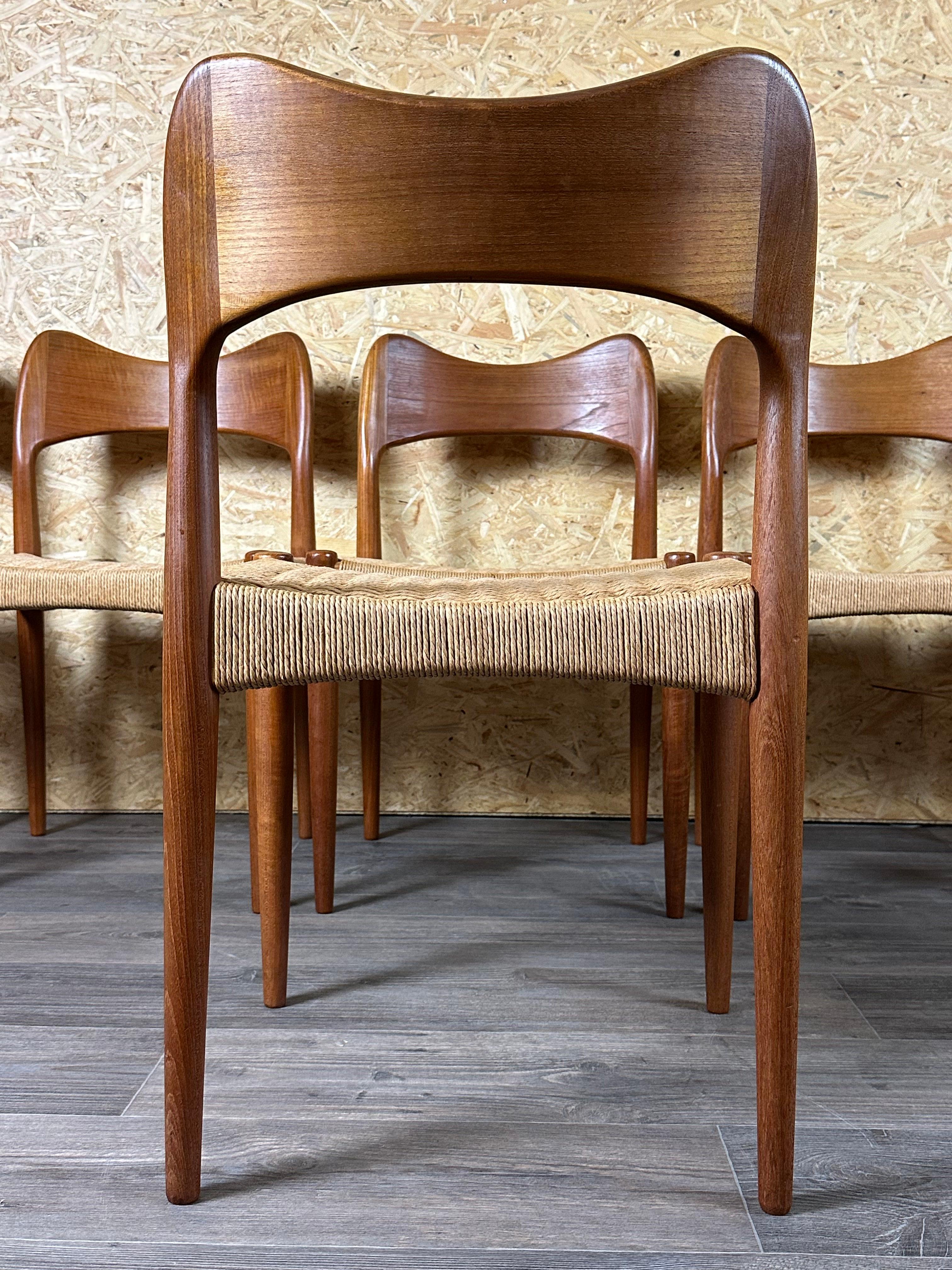 6x Sedie da pranzo in teak anni '60/70 di Niels O. Möller per J.L. Møllers anni '60 in vendita 12