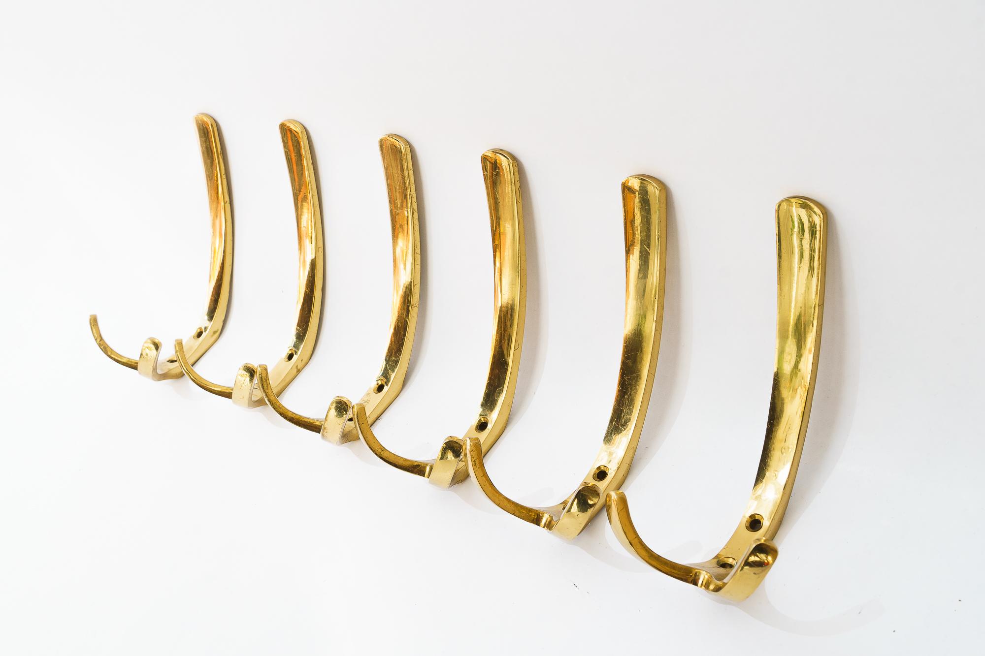 6x Austrian wall hooks by Hertha Baller, 1950s
Original condition
