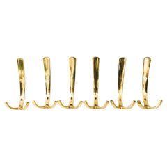 6x Austrian wall hooks by Hertha Baller, 1950s