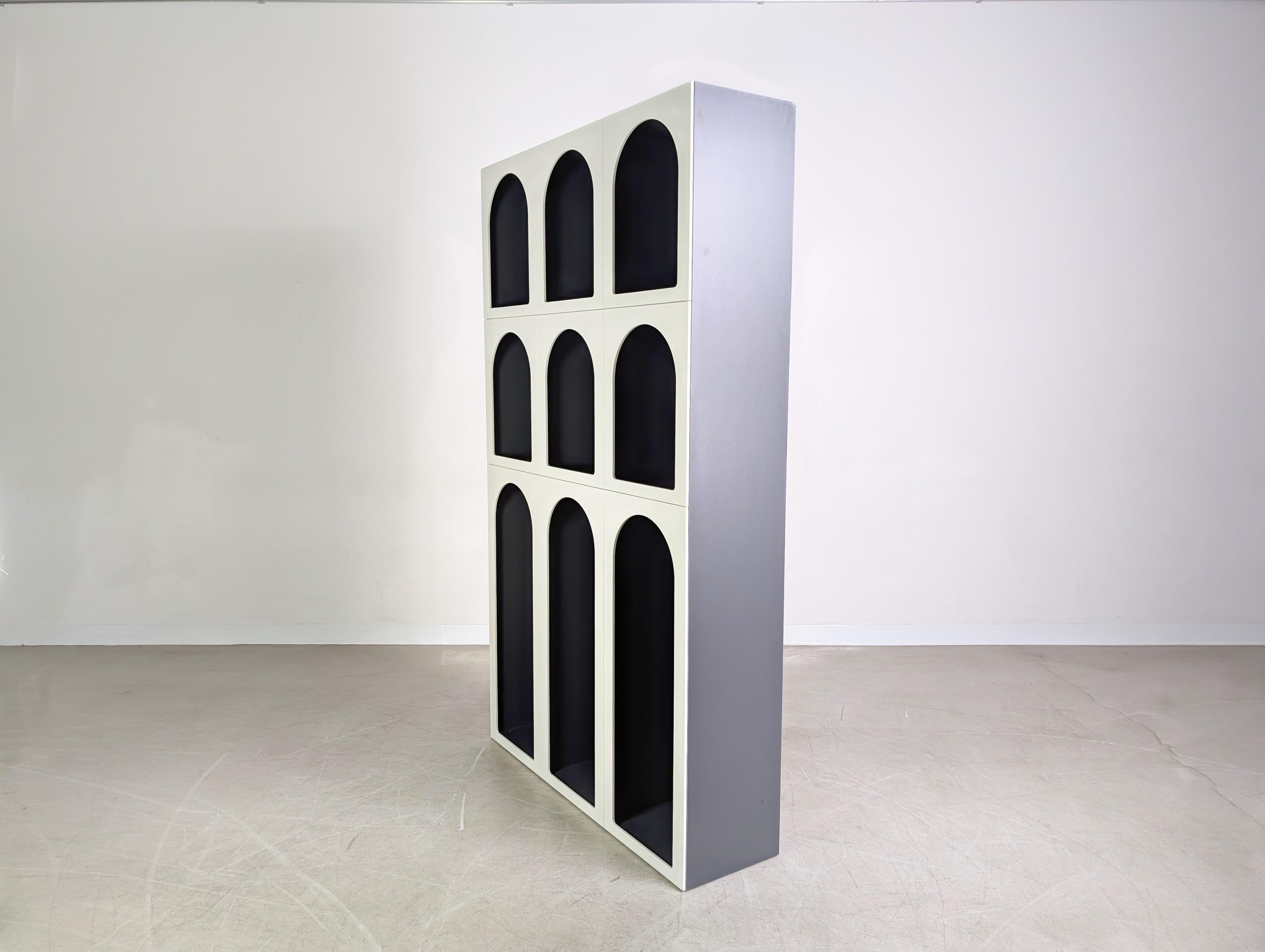 Postmoderno 6x Bonaldo Cabinet de Curiosité Regal Bücherregal Fabrice Berrux in vendita