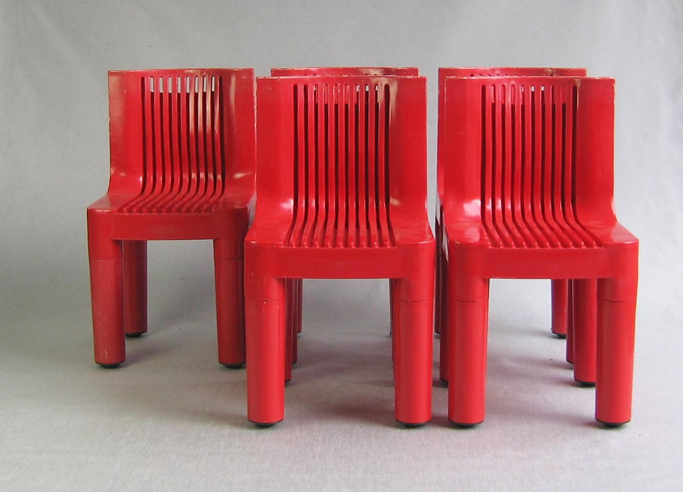 Chair model 4999 Kartell Marco Zanuso / Richard Sapper 1964 First production 6x For Sale 3