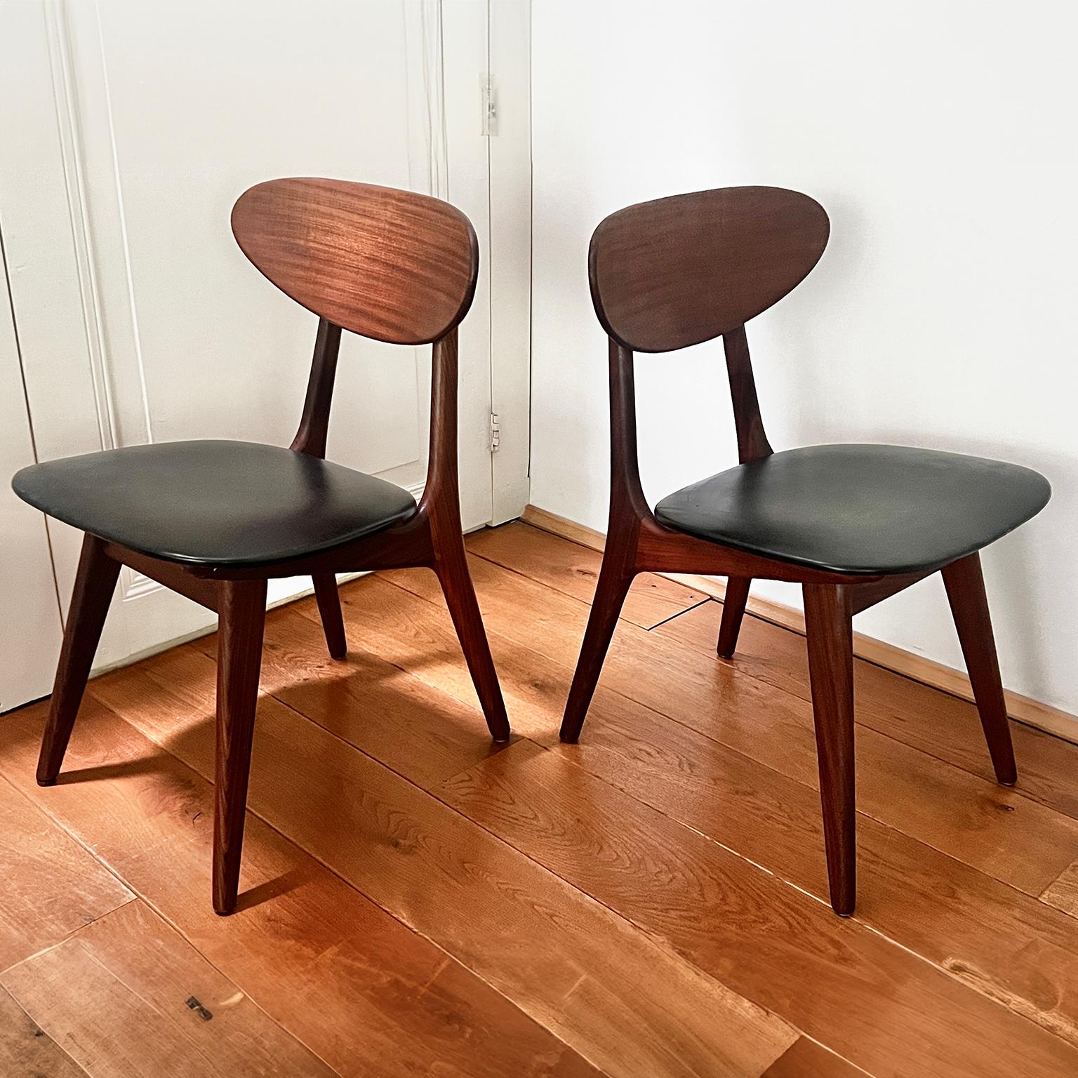6x Dining room chairs by Louis van Teeffelen for WéBé in vendita 4