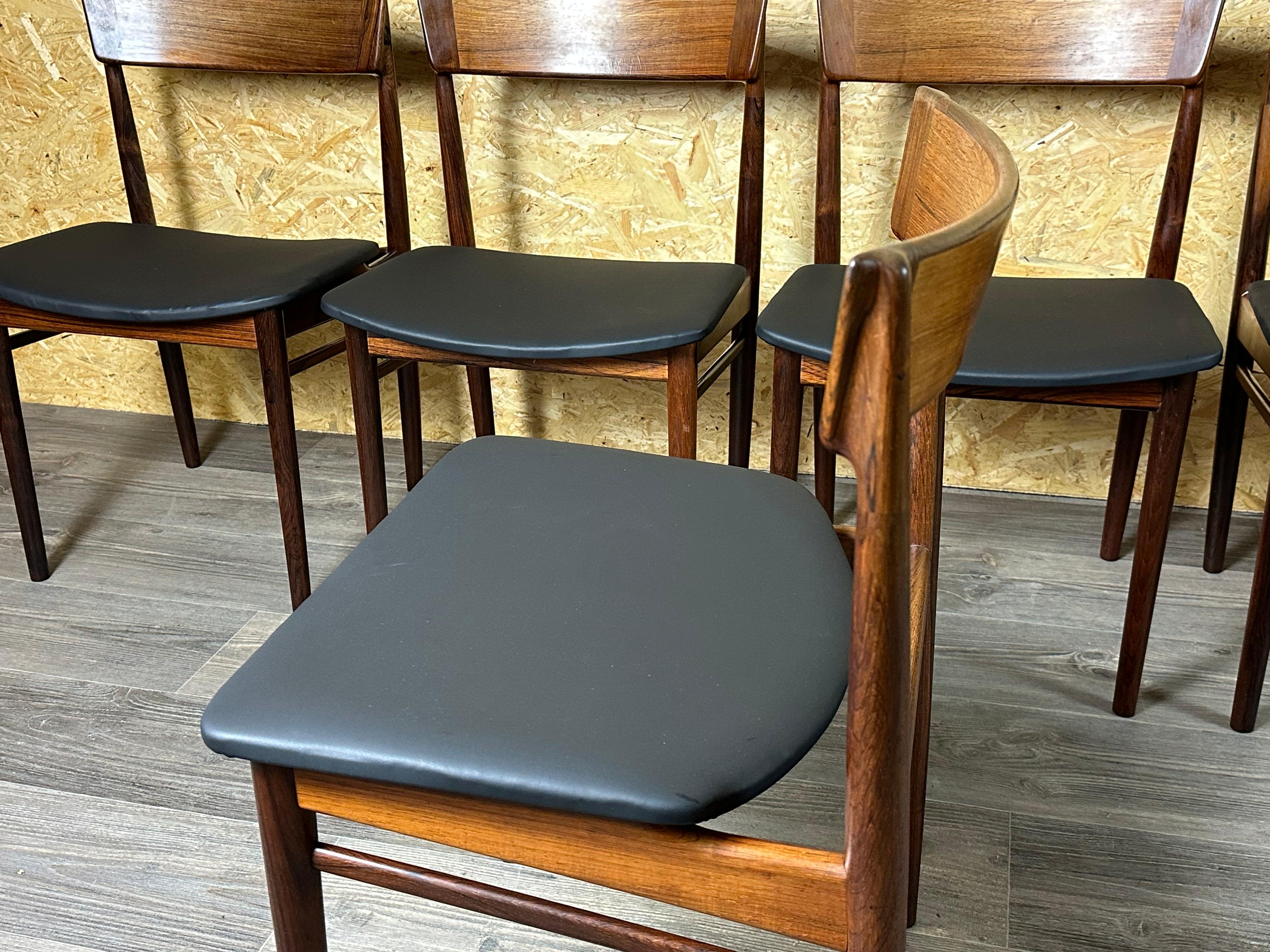 6x Henry Rosengren Hansen Model 39 Dining Chairs Brande Furniture Rio Rosewood For Sale 5