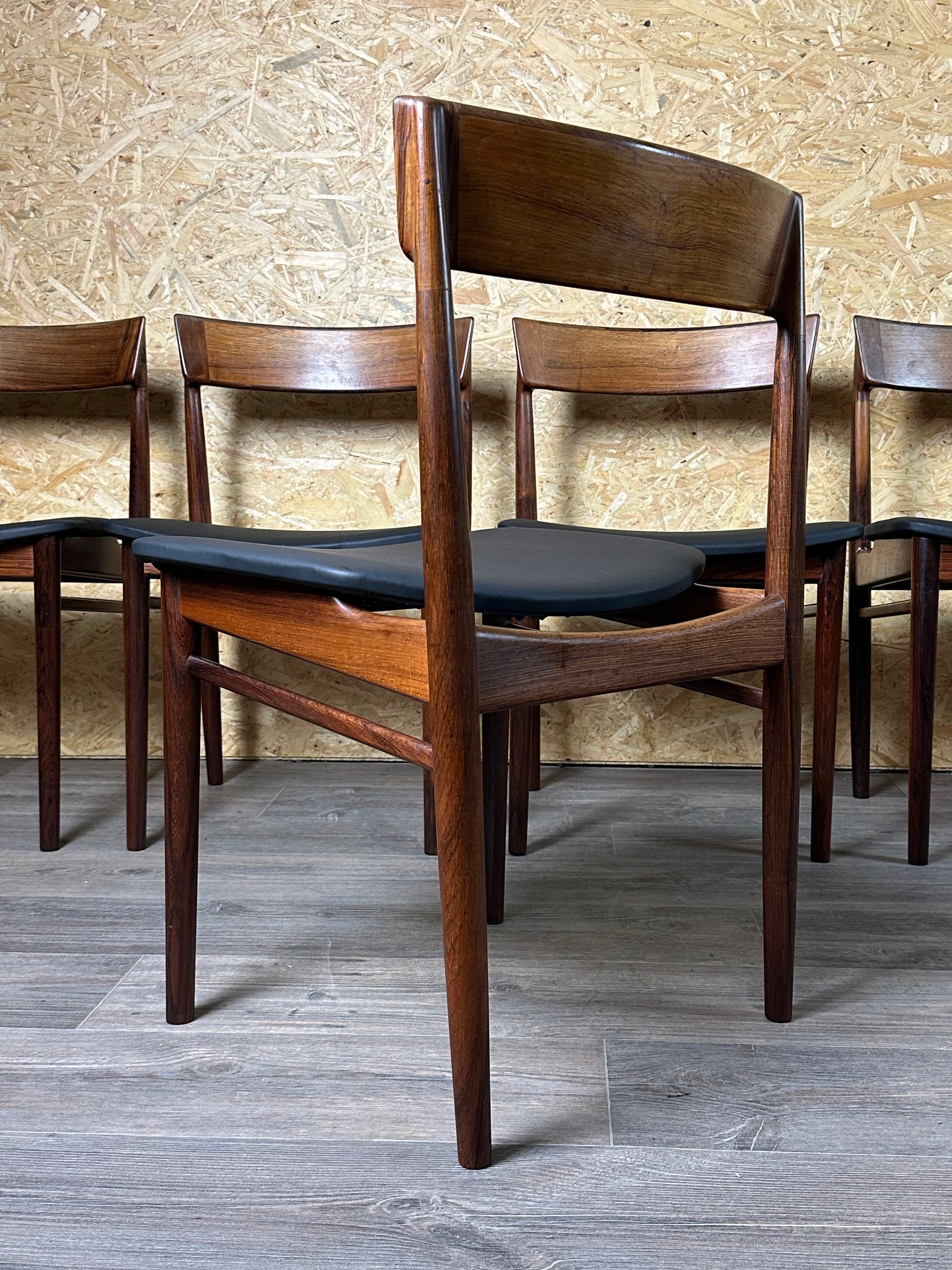 6x Henry Rosengren Hansen Model 39 Dining Chairs Brande Furniture Rio Rosewood For Sale 7
