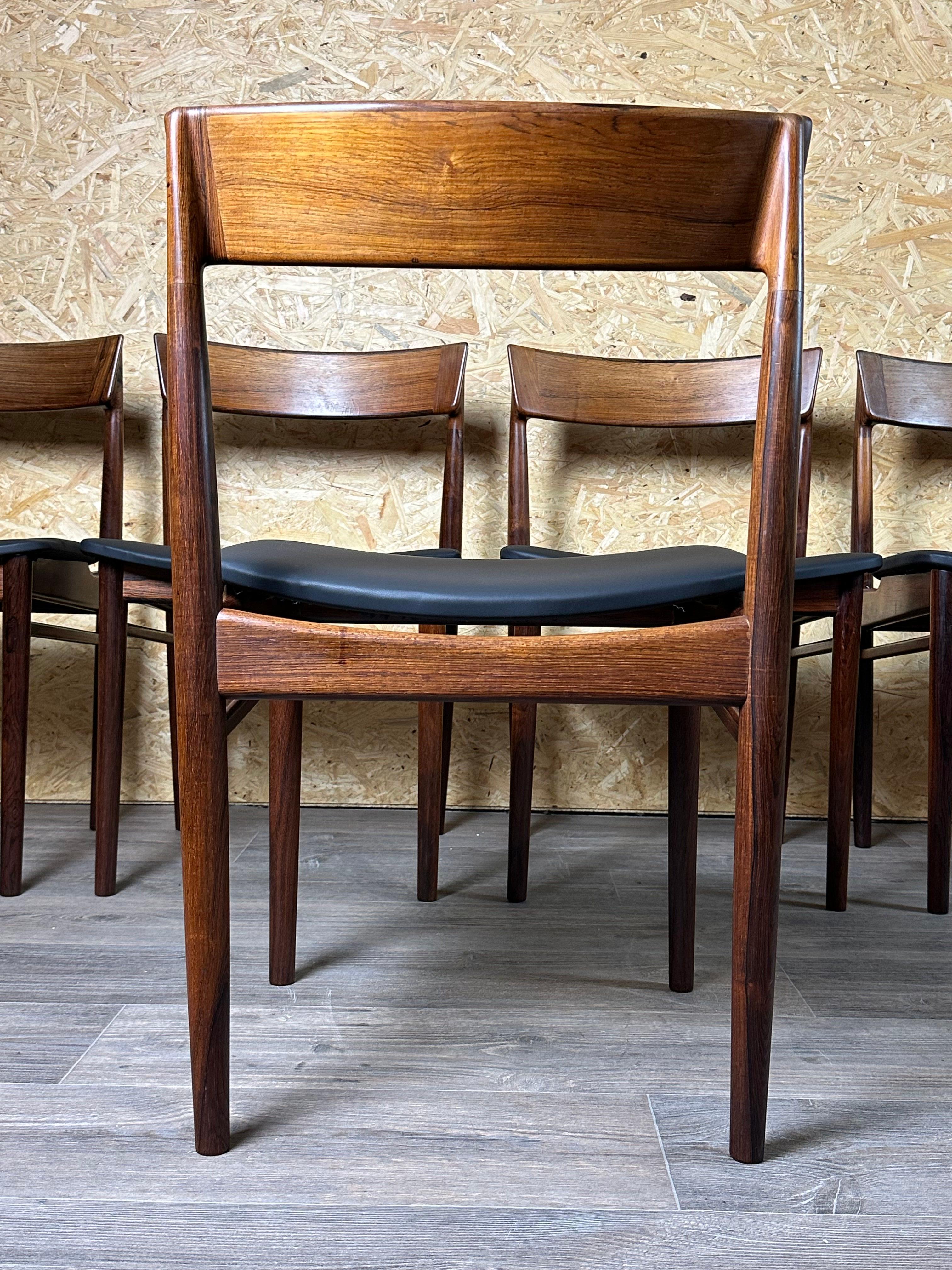 6x Henry Rosengren Hansen Model 39 Dining Chairs Brande Furniture Rio Rosewood For Sale 8