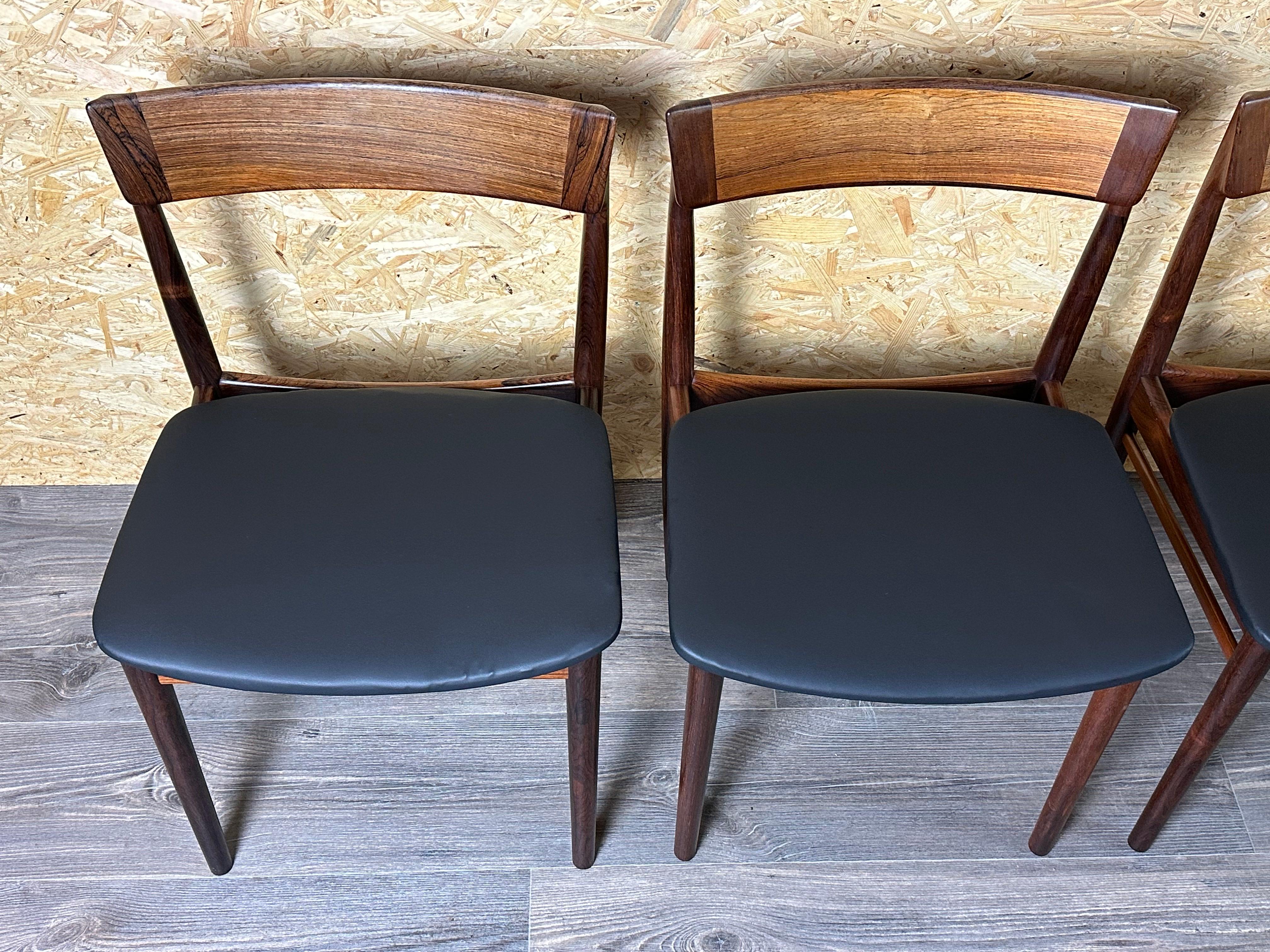 European 6x Henry Rosengren Hansen Model 39 Dining Chairs Brande Furniture Rio Rosewood For Sale