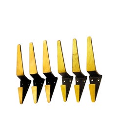 6x Herta Baller hooks 1950s
