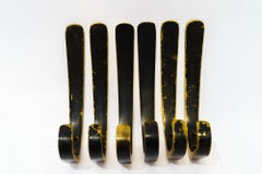 6x Hooks by Herta Baller, circa 1950s
