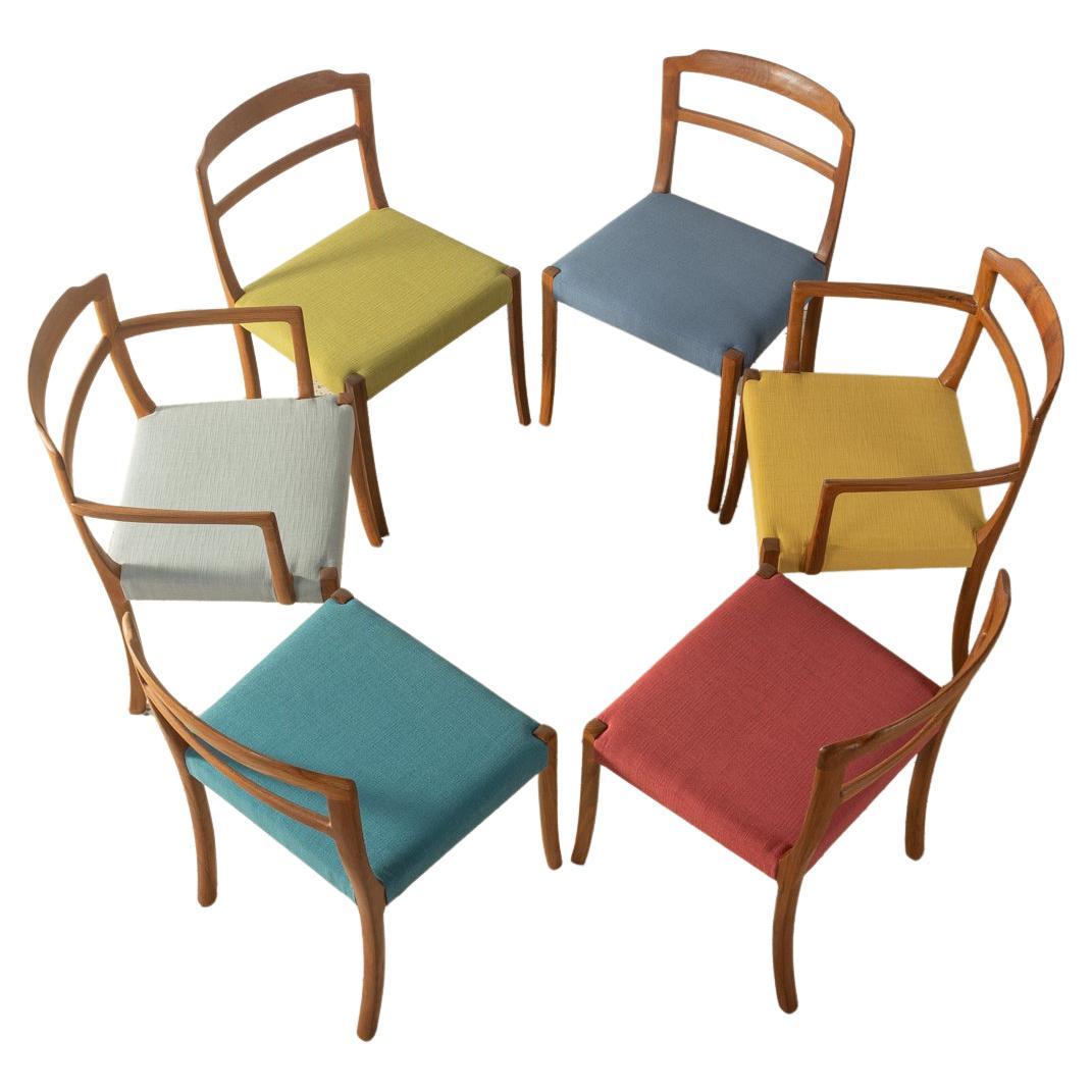 Ole Wanscher Dining Chairs for A.J. Iversen
