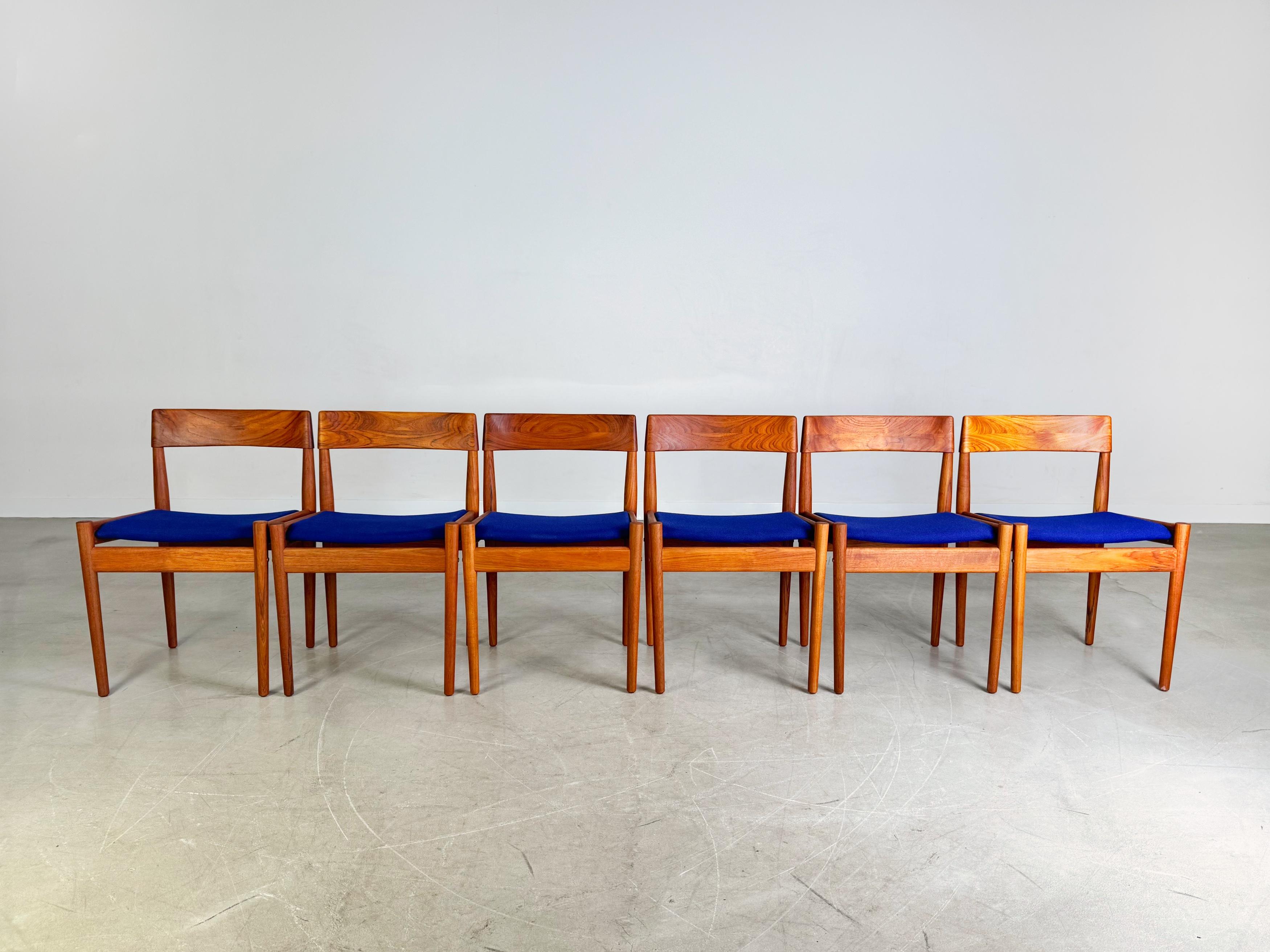 Danese 6x Originale Grete Jalk Midcentury Stuhl Poul Jeppesen Palisander in vendita