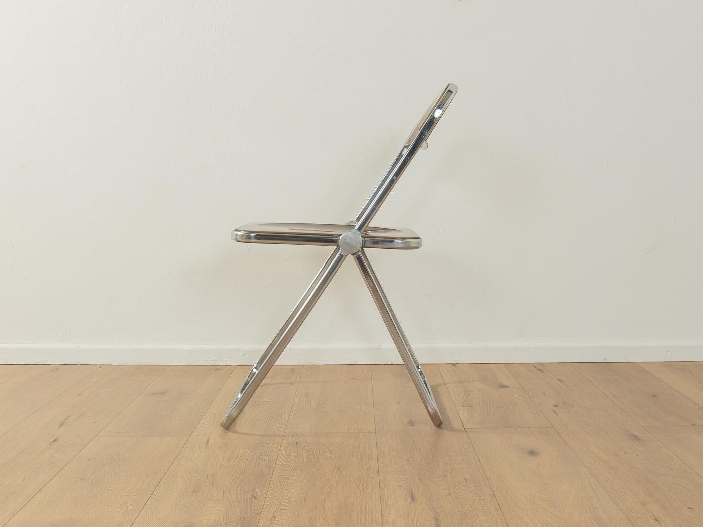 6x Plia Chairs by Giancarlo Piretti, Italy, 1960s In Good Condition In Neuss, NW
