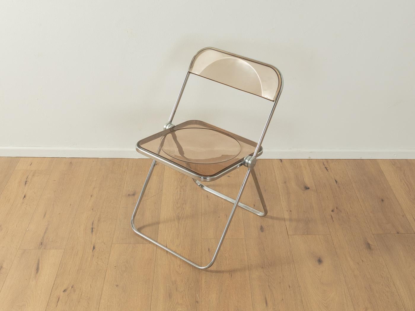 Mid-20th Century 6x Plia Chairs by Giancarlo Piretti, Italy, 1960s
