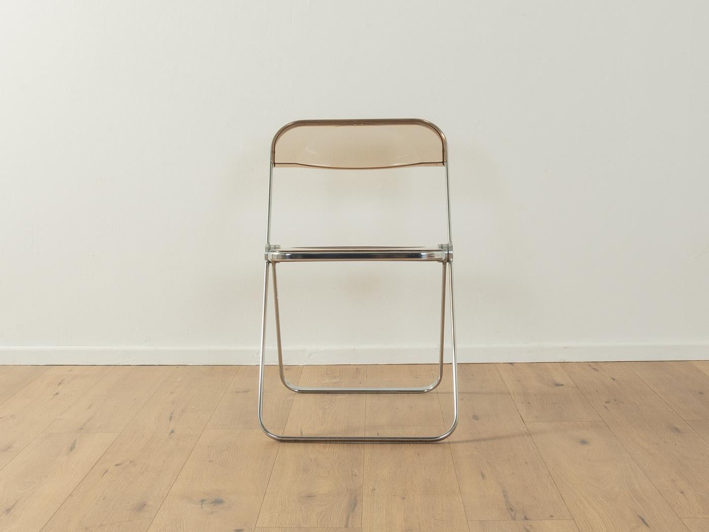 6x Plia Chairs by Giancarlo Piretti, Italy, 1960s 1