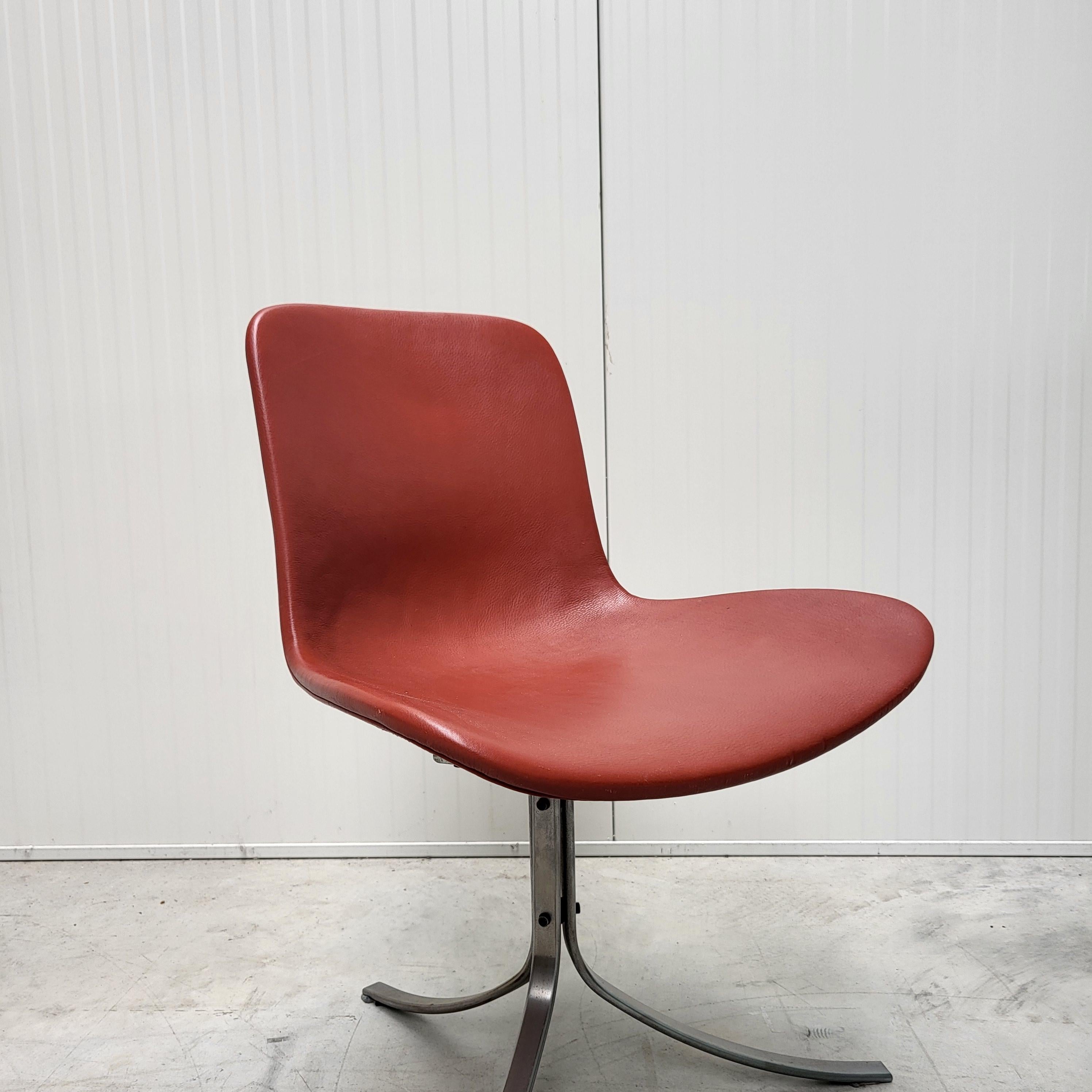 6x Chaise PK9 de Poul Kjaerholm par Fritz Hansen Danemark en vente 3