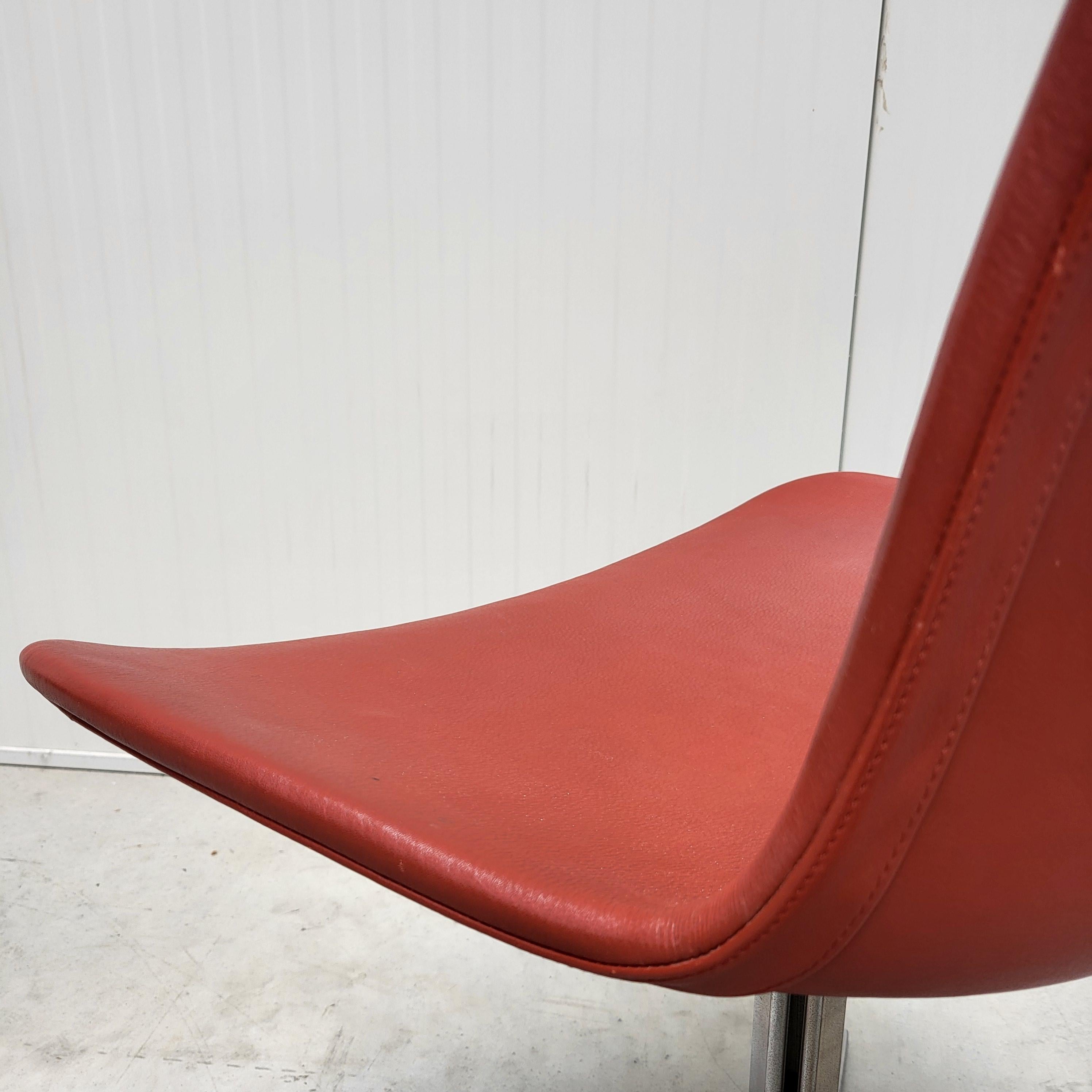 6x Chaise PK9 de Poul Kjaerholm par Fritz Hansen Danemark en vente 5