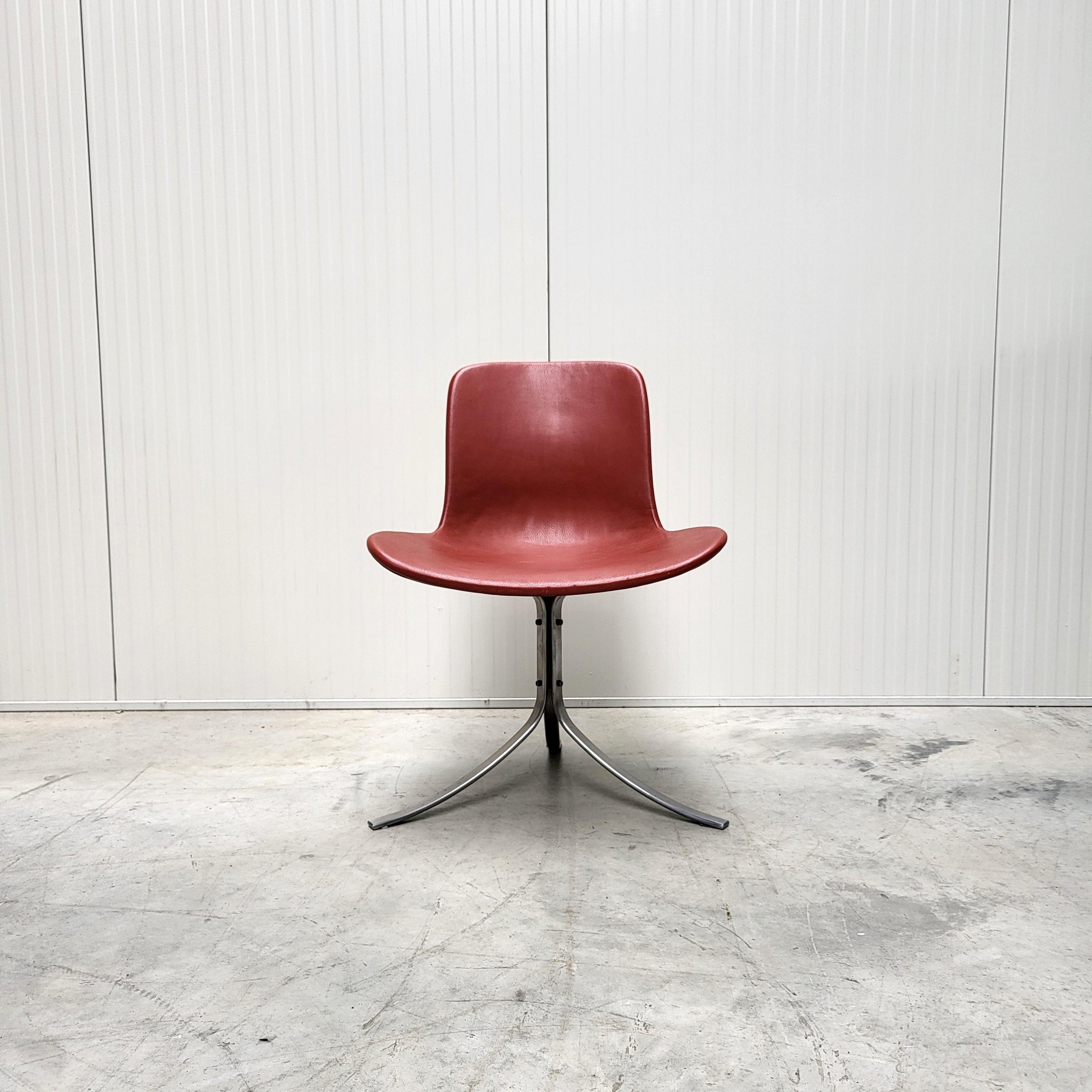 6x Chaise PK9 de Poul Kjaerholm par Fritz Hansen Danemark en vente 1