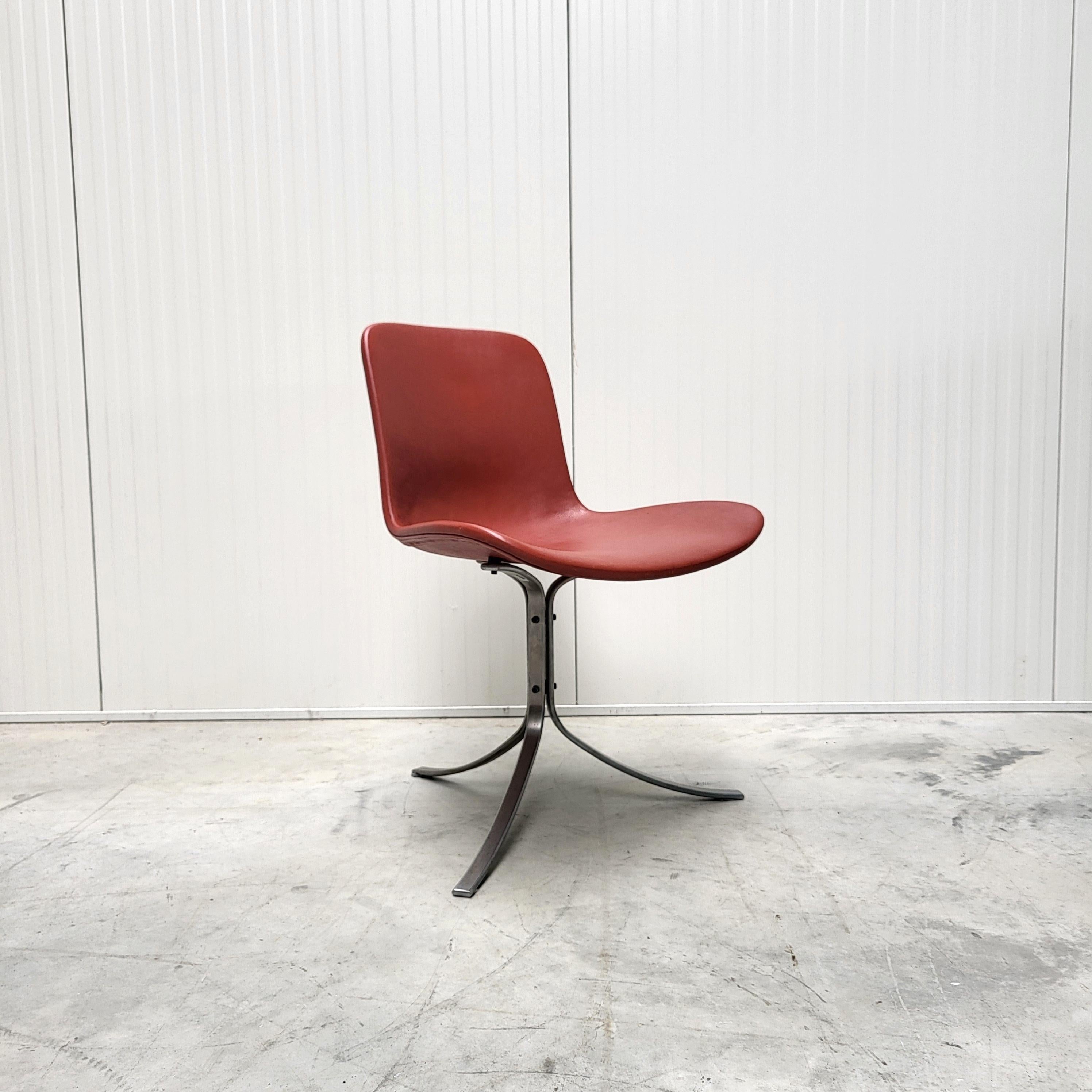 6x Chaise PK9 de Poul Kjaerholm par Fritz Hansen Danemark en vente 2