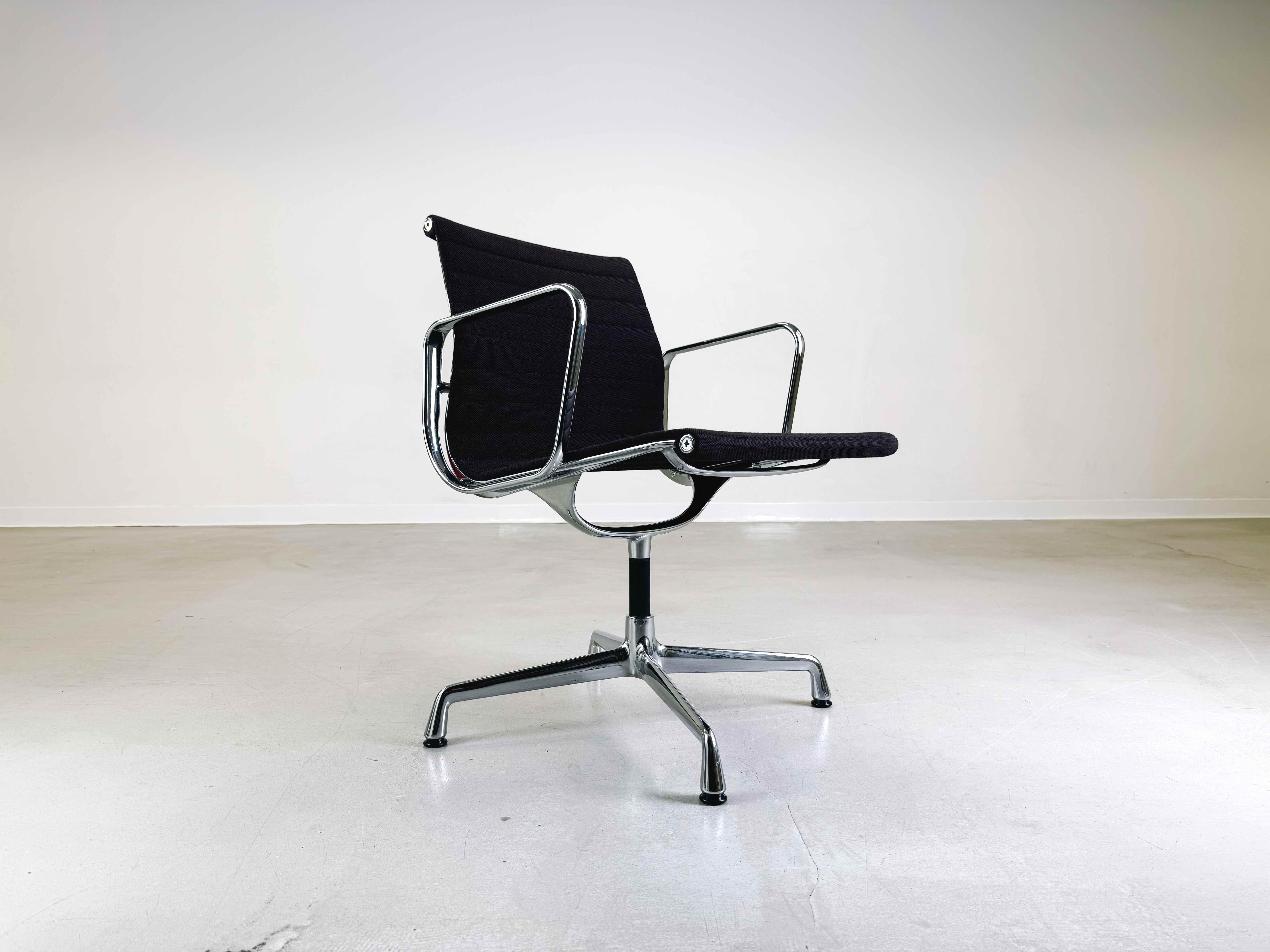 German 6x Vitra EA 108 office chair Charles & Ray Eames Hopsak Chocolat