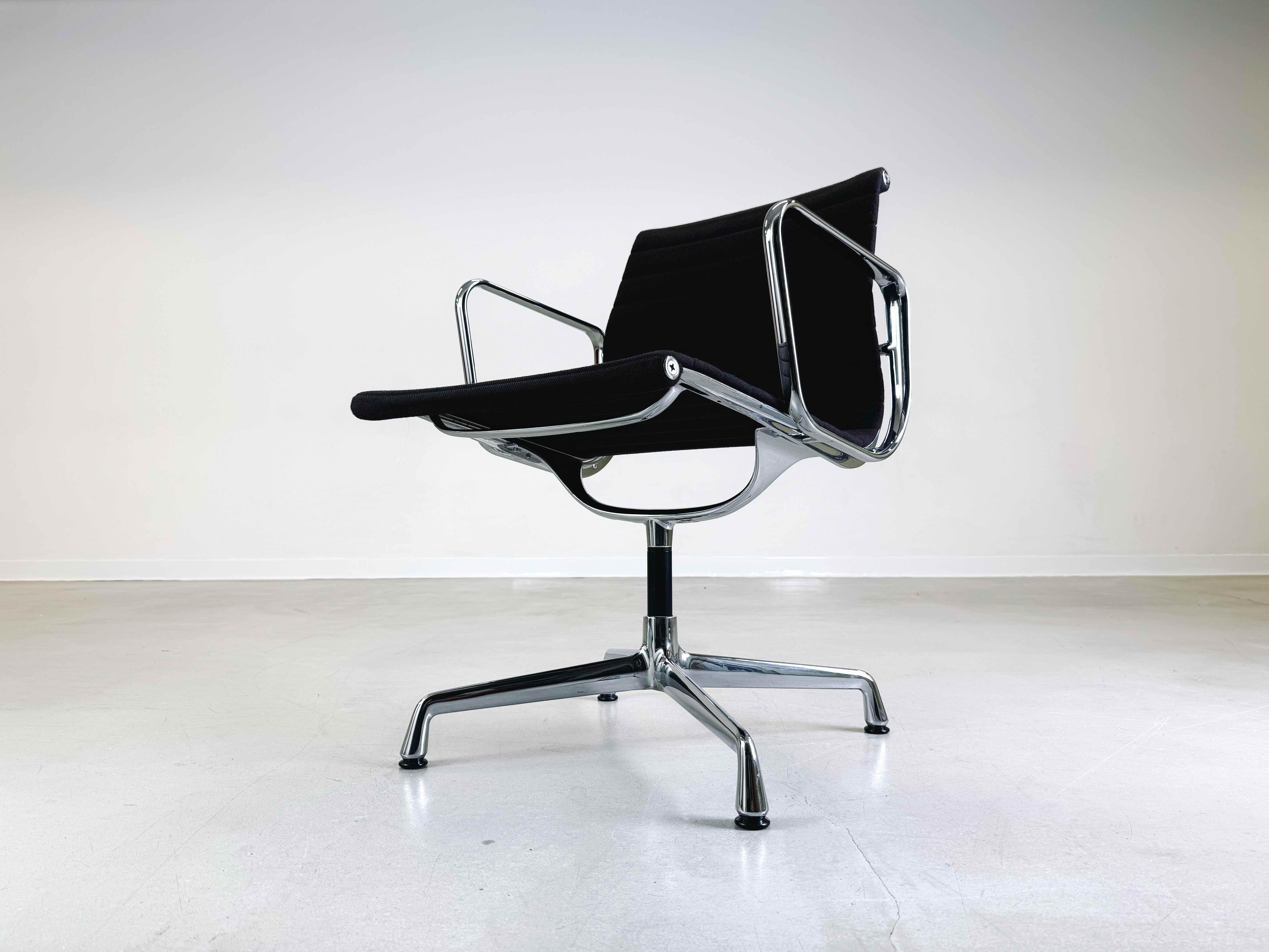 Contemporary 6x Vitra EA 108 office chair Charles & Ray Eames Hopsak Chocolat