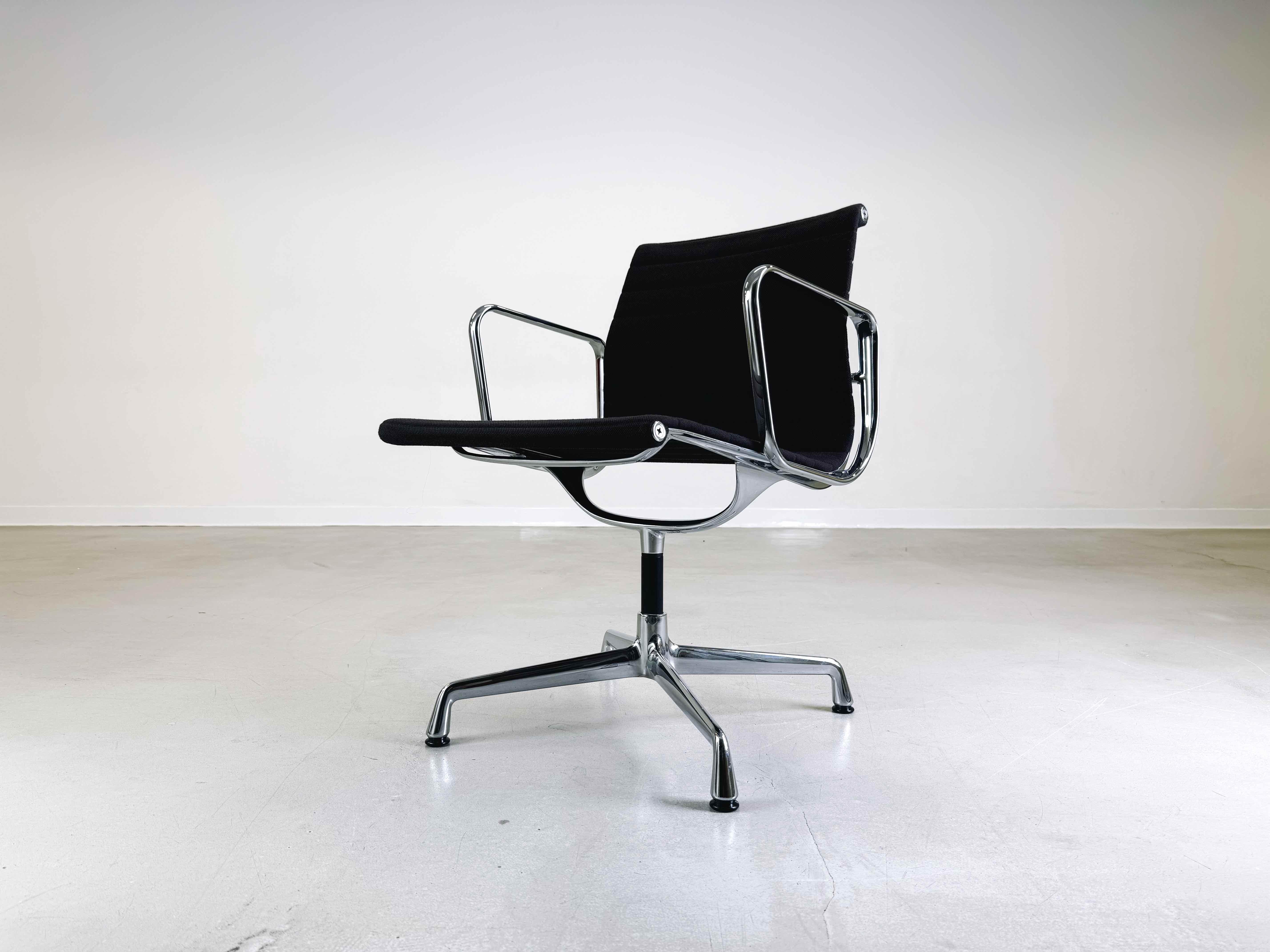 Fabric 6x Vitra EA 108 office chair Charles & Ray Eames Hopsak Chocolat