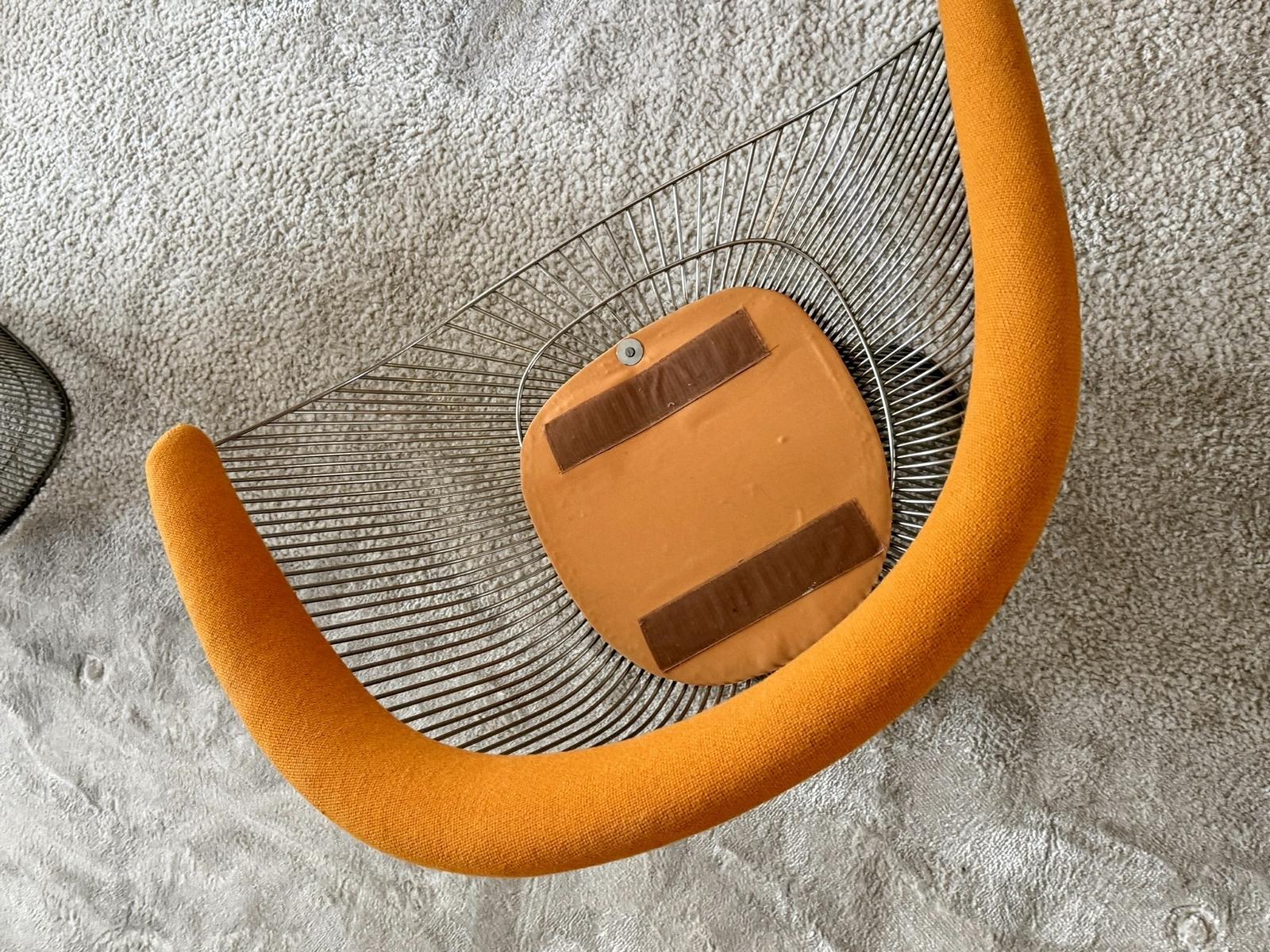 6x Warren Platner Arm Chairs – Knoll International – Nickel-Plated – Hallingdal im Angebot 5