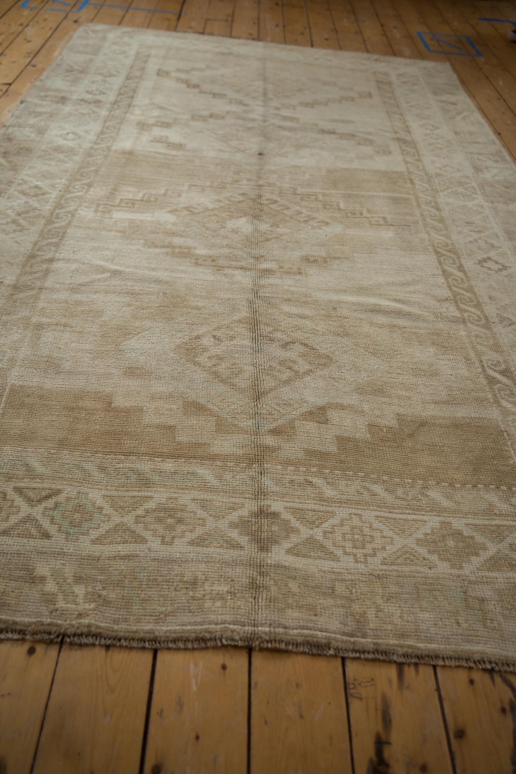 Vintage Distressed Kars Carpet For Sale 2