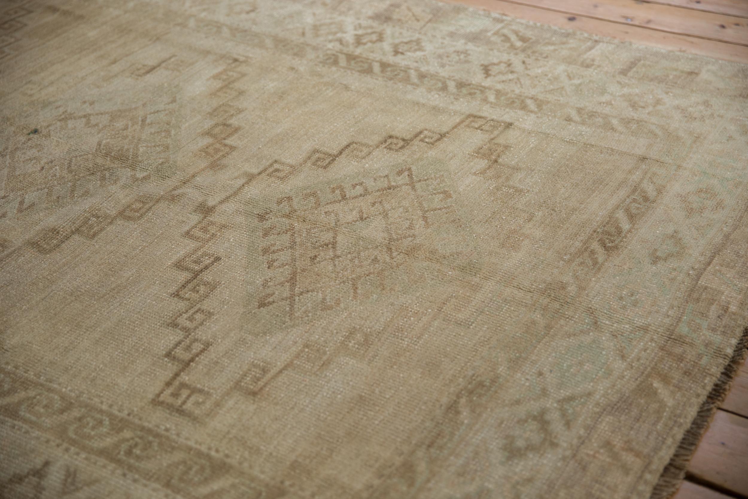 Turkish Vintage Distressed Kars Carpet For Sale