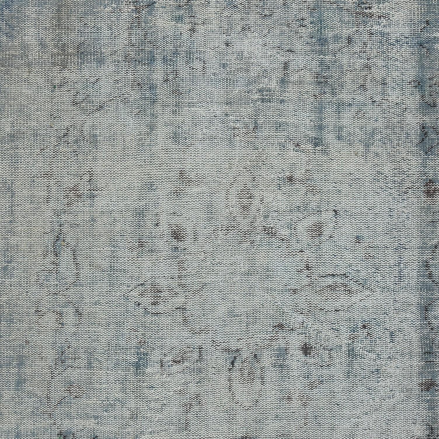 6x10.4 Ft Distressed Blue Area Rug für Contemporary Interieur, handgefertigt in der Türkei (Handgeknüpft) im Angebot