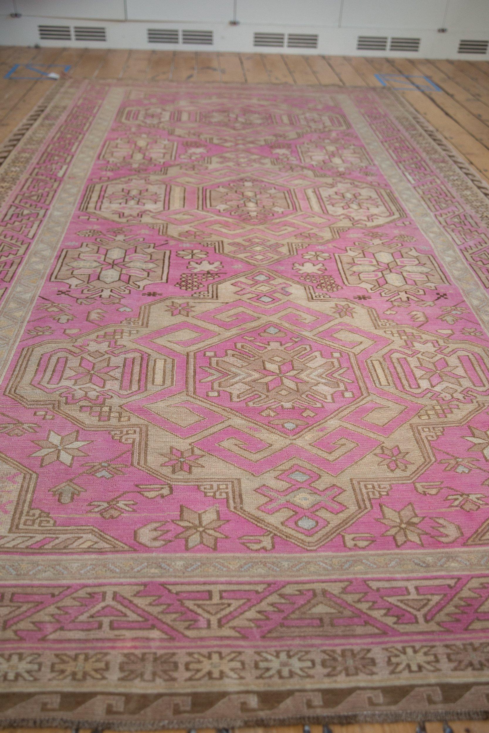 Late 20th Century Vintage Distressed Soumac Carpet For Sale