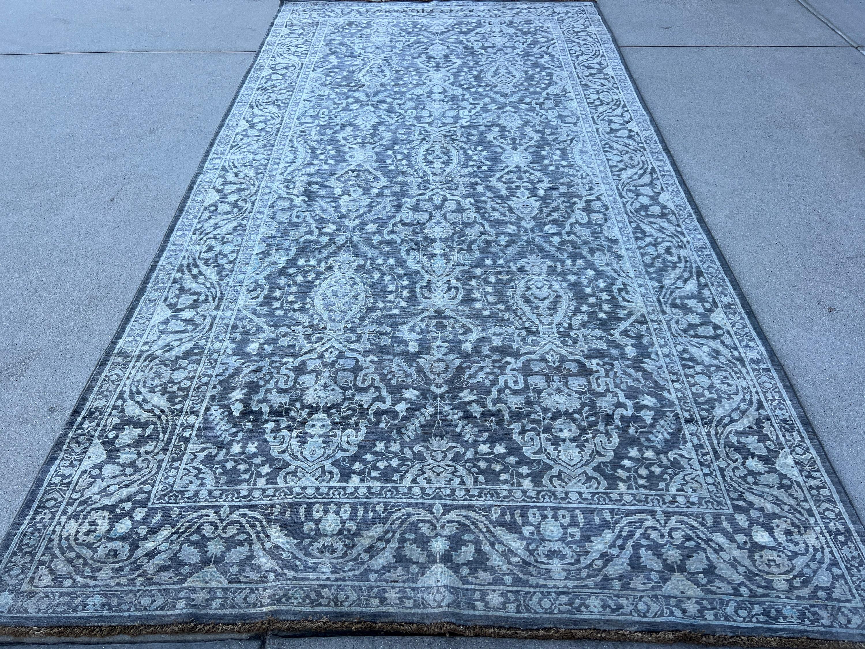 Hand-Knotted Afghan Rug Premium Hand-Spun Afghan Wool Fair Trade In New Condition For Sale In San Marcos, CA