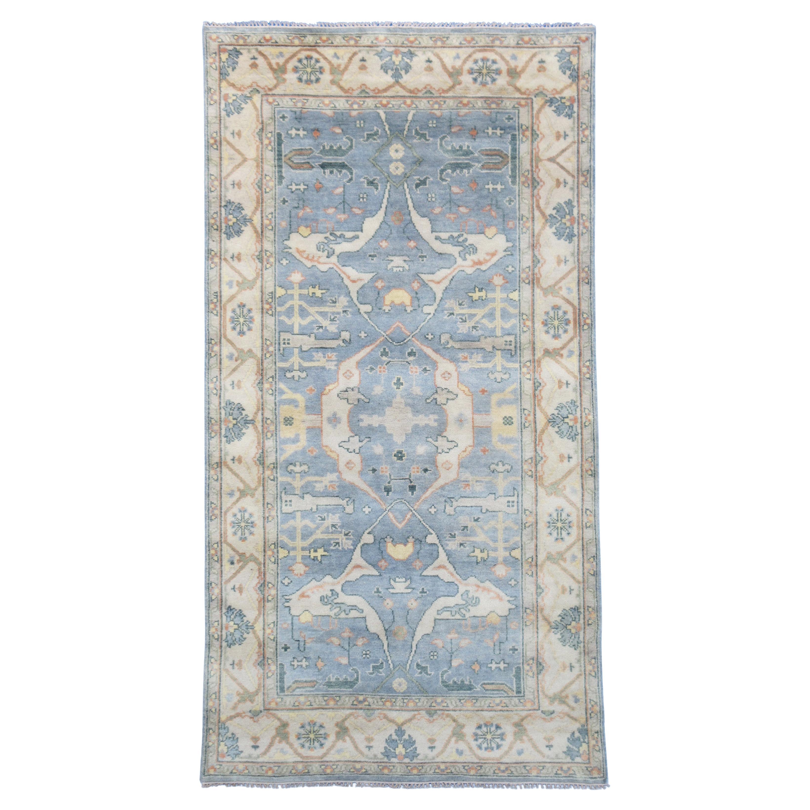 Tapis de couloir de la galerie Oushak