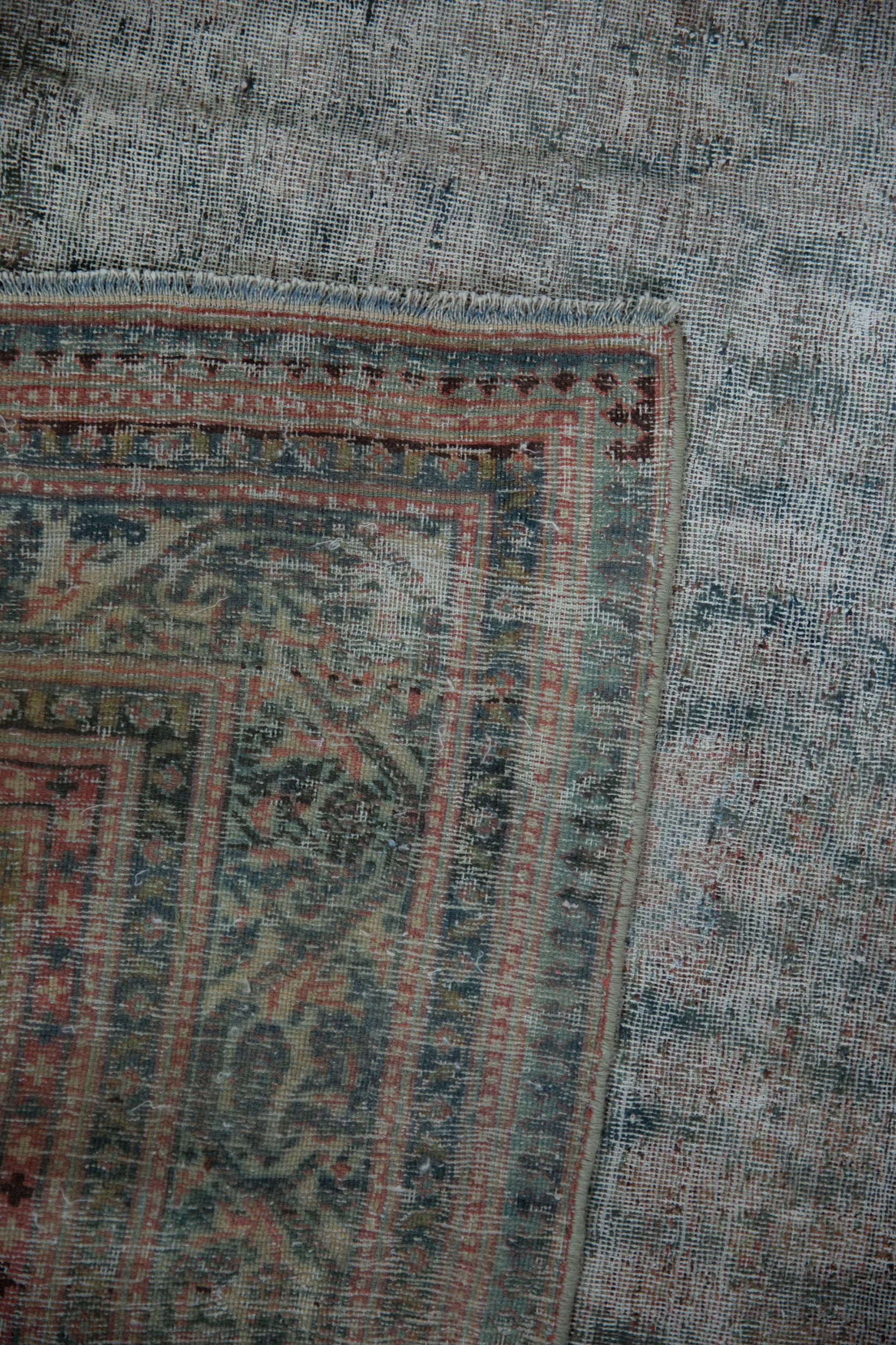 Persiano Tappeto Malayer Vintage Distressed in vendita