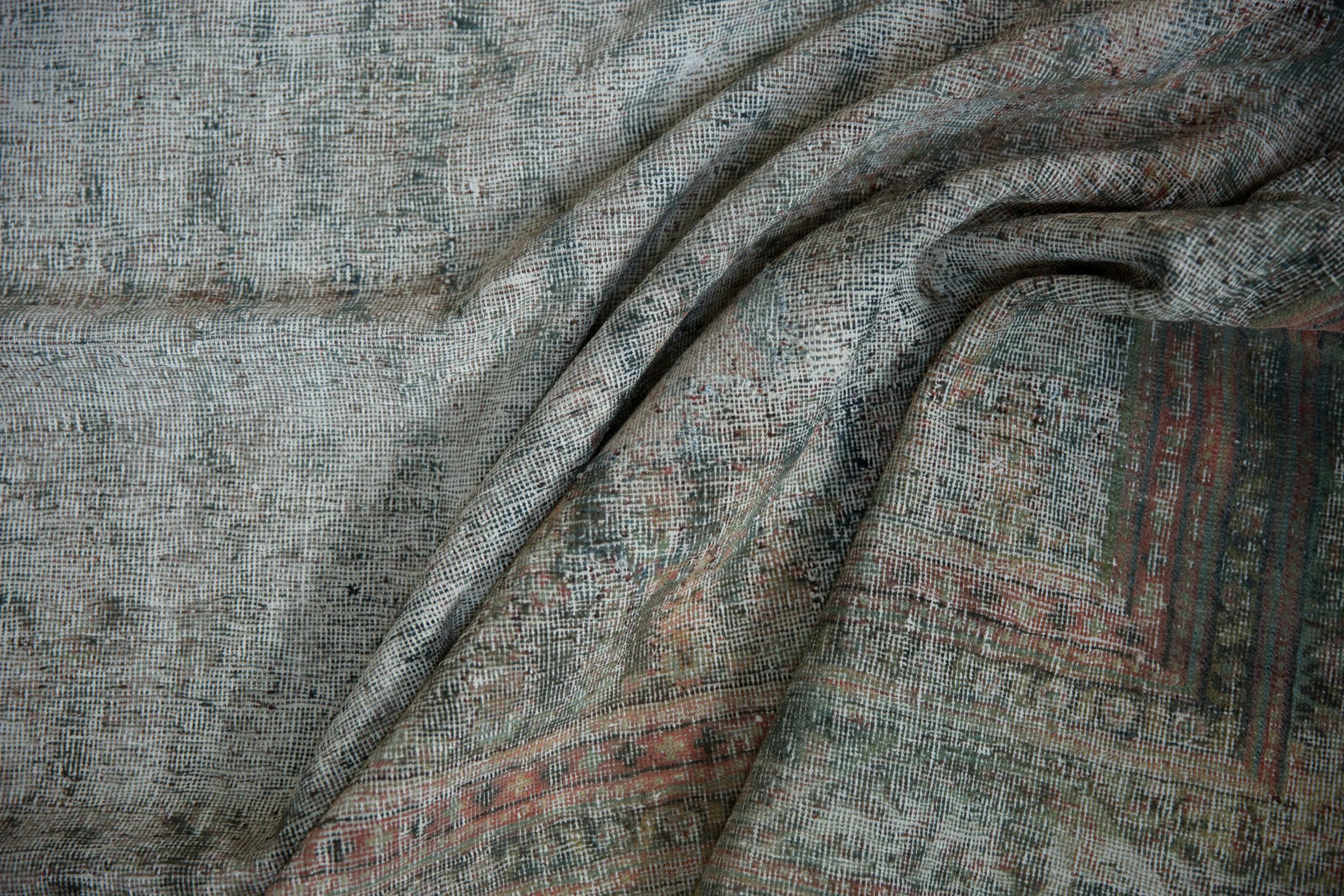 Annodato a mano Tappeto Malayer Vintage Distressed in vendita